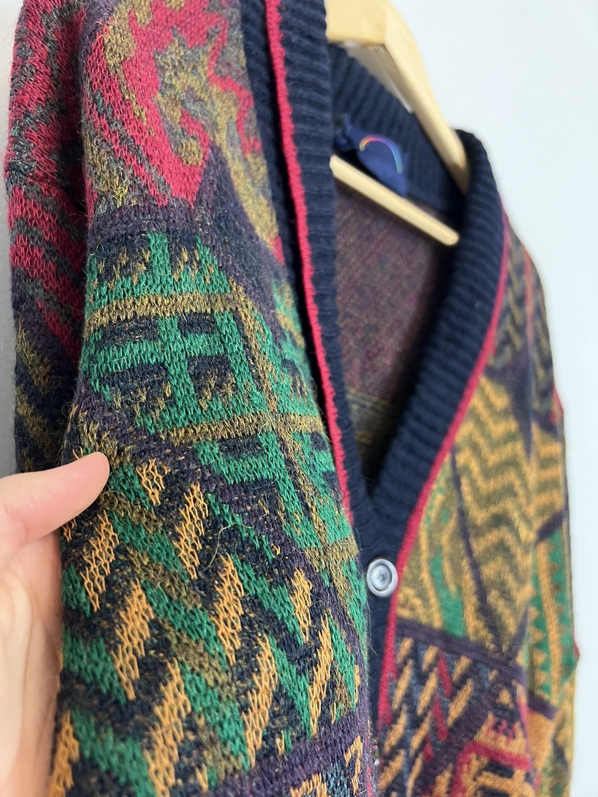 Bogner Vintage Bogner Fullprint Mohair Sweater Knit Cardigan Kurt Size US M / EU 48-50 / 2 - 5 Thumbnail