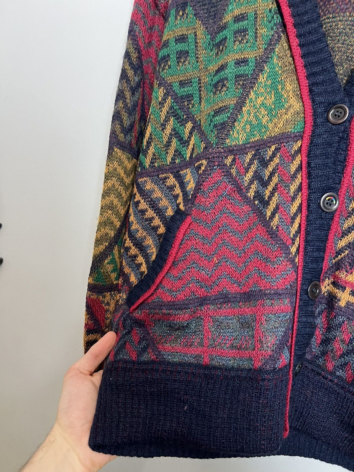 Bogner Vintage Bogner Fullprint Mohair Sweater Knit Cardigan Kurt Size US M / EU 48-50 / 2 - 7 Thumbnail