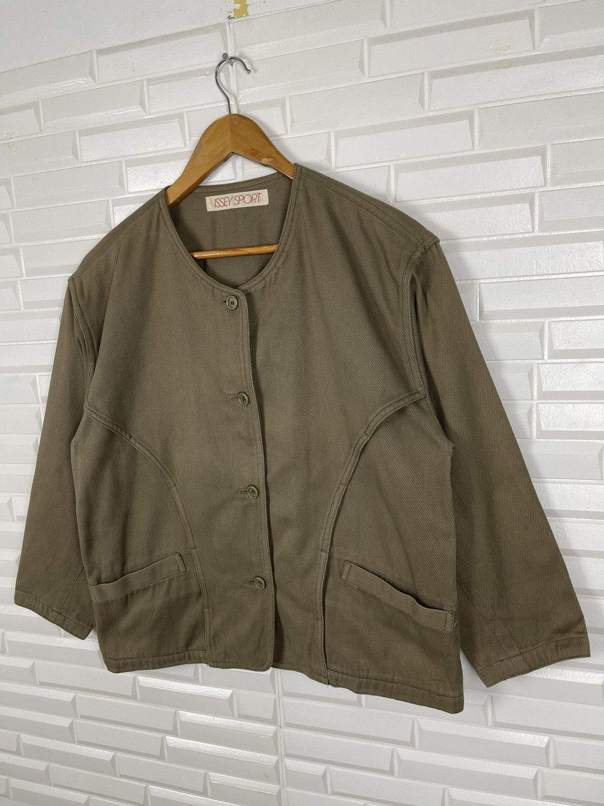 Issey Miyake Vintage 80’s ISSEY MIYAKE SPORT CROP JACKET Size US M / EU 48-50 / 2 - 4 Thumbnail