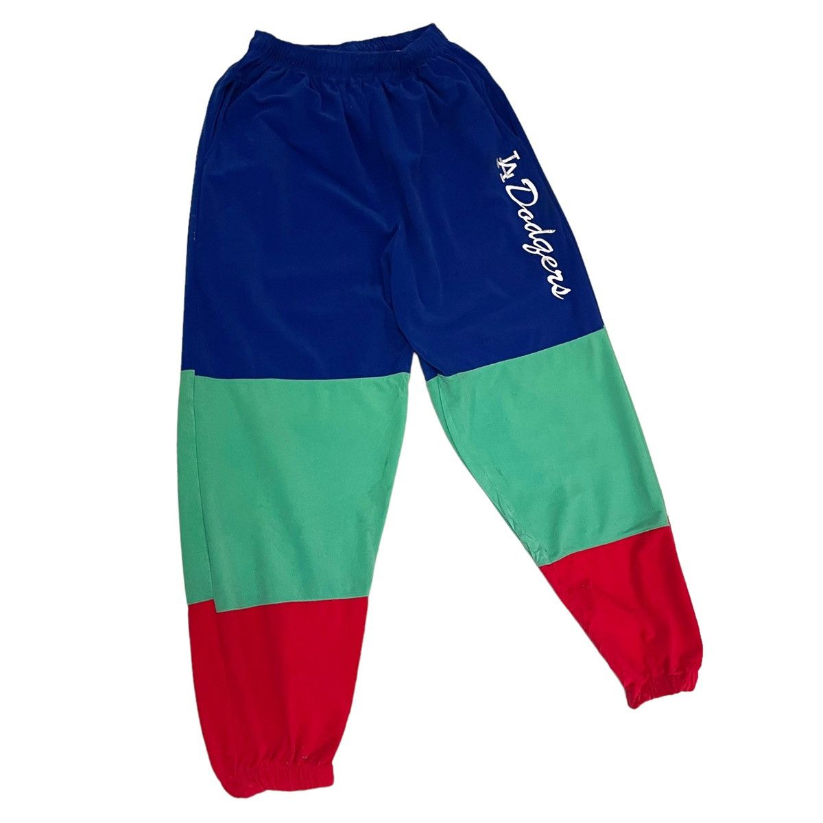 Japanese Brand × MLB 💥MULTICOLOUR MLB LA DODGERS BASEBALL JOGGER Size US 31 - 2 Thumbnail