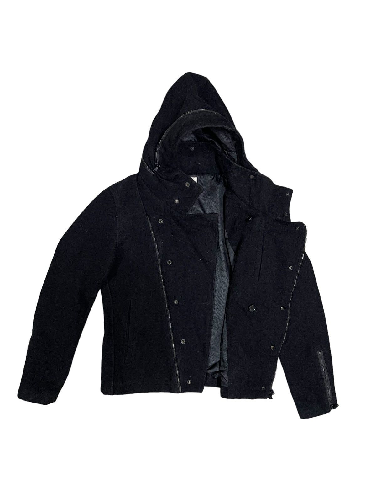 Japanese Brand Japanese Brand Wool Scuba Hoodie Jacket Size S / US 4 / IT 40 - 9 Thumbnail