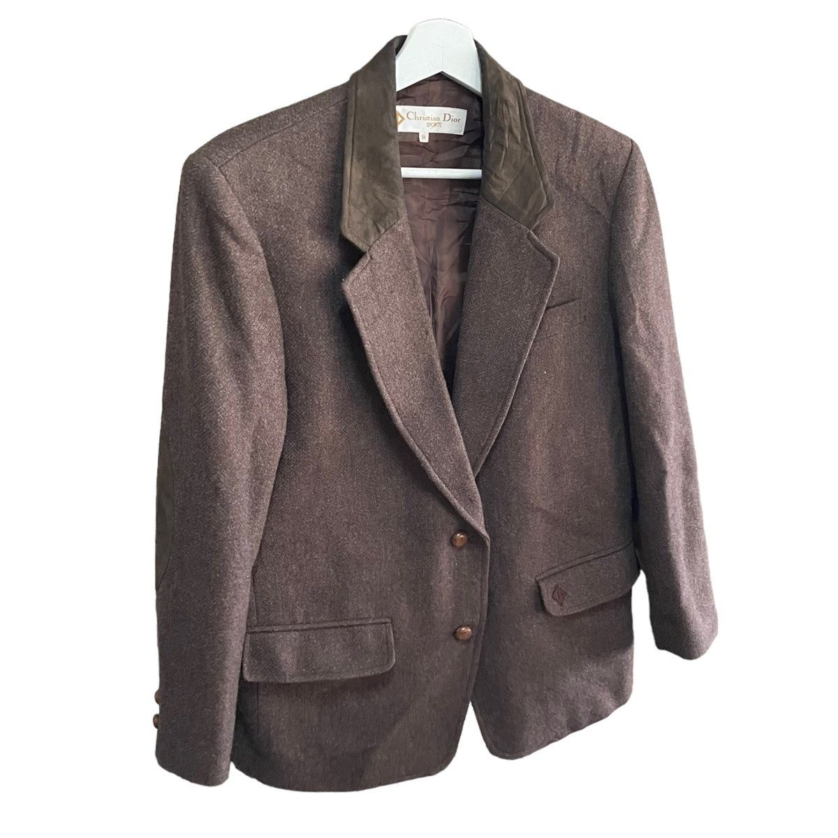 Christian Dior Monsieur × Vintage 💥 Christian Dior Button Linen Blazer Coat Jacket Size US M / EU 48-50 / 2 - 2 Thumbnail