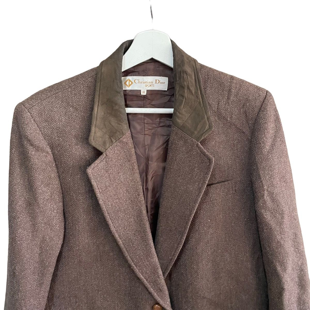 Christian Dior Monsieur × Vintage 💥 Christian Dior Button Linen Blazer Coat Jacket Size US M / EU 48-50 / 2 - 4 Thumbnail
