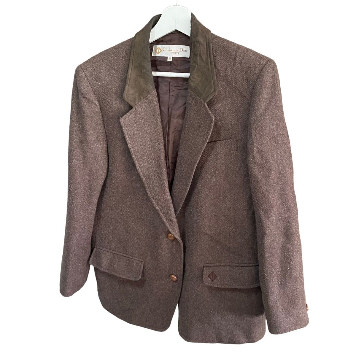 Christian Dior Monsieur × Vintage 💥 Christian Dior Button Linen Blazer Coat Jacket Size US M / EU 48-50 / 2 - 3 Thumbnail