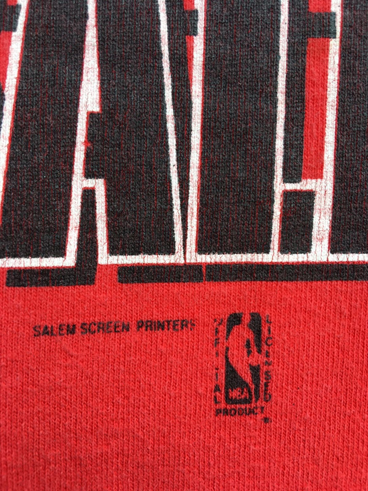 NBA Vtg 90 Chicago Bulls Basketball NBA Tee Tops Tshirt Size US L / EU 52-54 / 3 - 6 Thumbnail