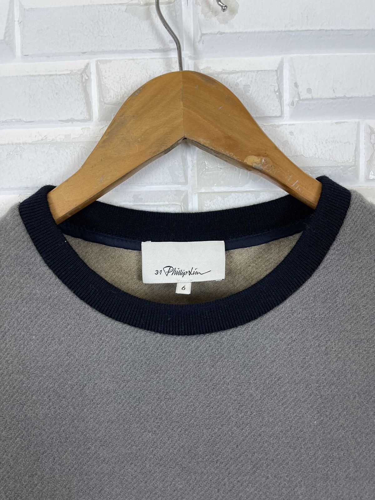 3.1 Phillip Lim 90’s Phillip Lim Crop Sweater Hybrid Cotton Leather Size US M / EU 48-50 / 2 - 4 Thumbnail