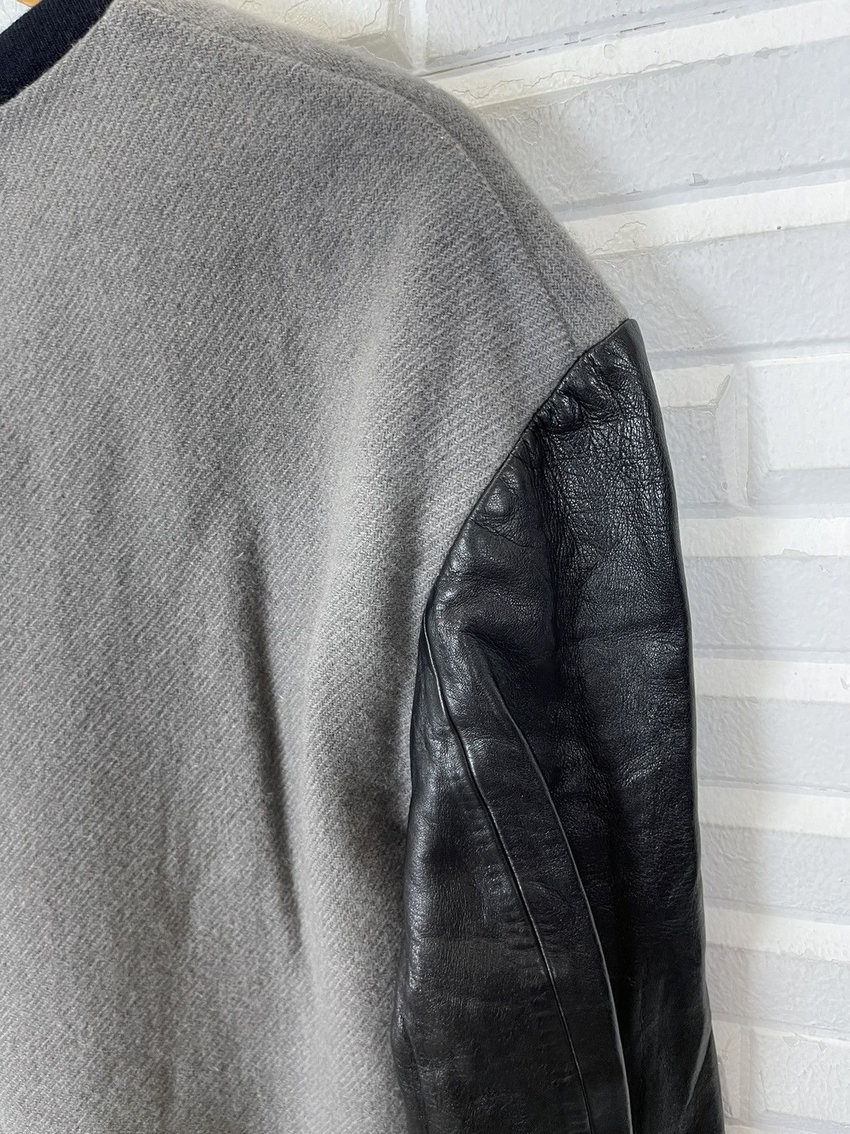 3.1 Phillip Lim 90’s Phillip Lim Crop Sweater Hybrid Cotton Leather Size US M / EU 48-50 / 2 - 6 Thumbnail