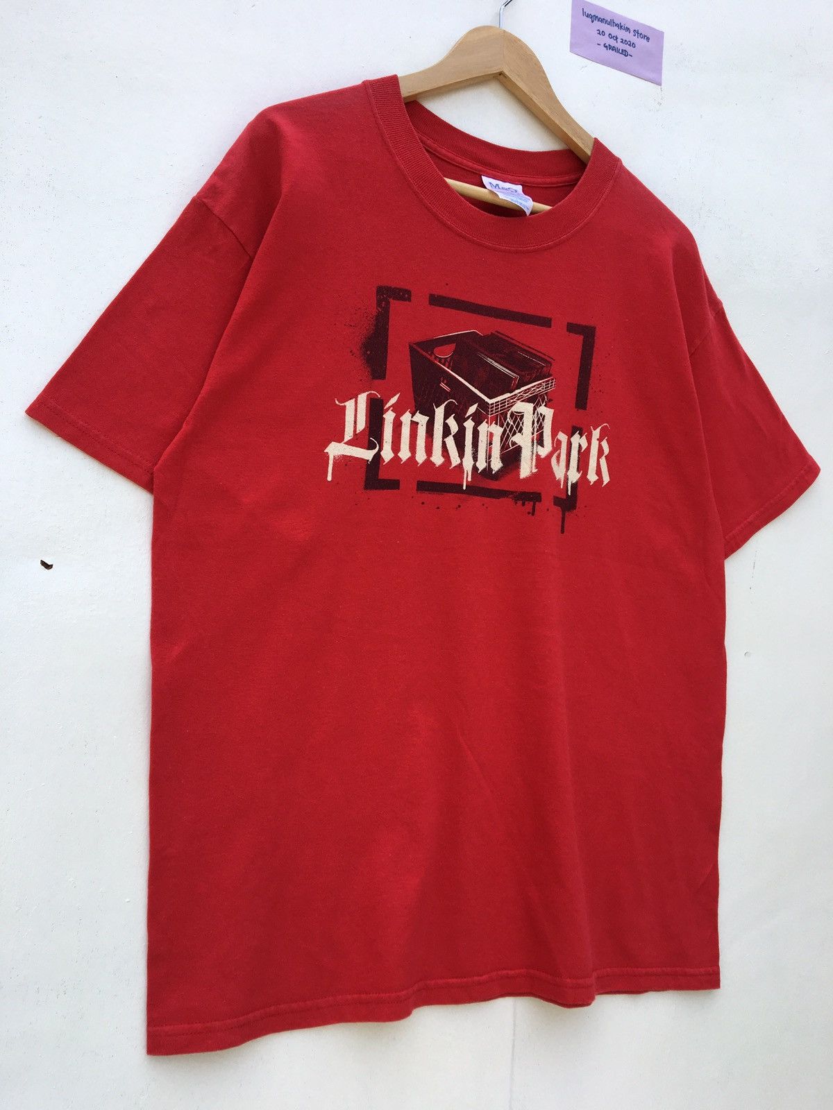 Band Tees Vtg LINKIN PARK 2004 Chester Bennington Concert Tour Tee Size US L / EU 52-54 / 3 - 3 Thumbnail