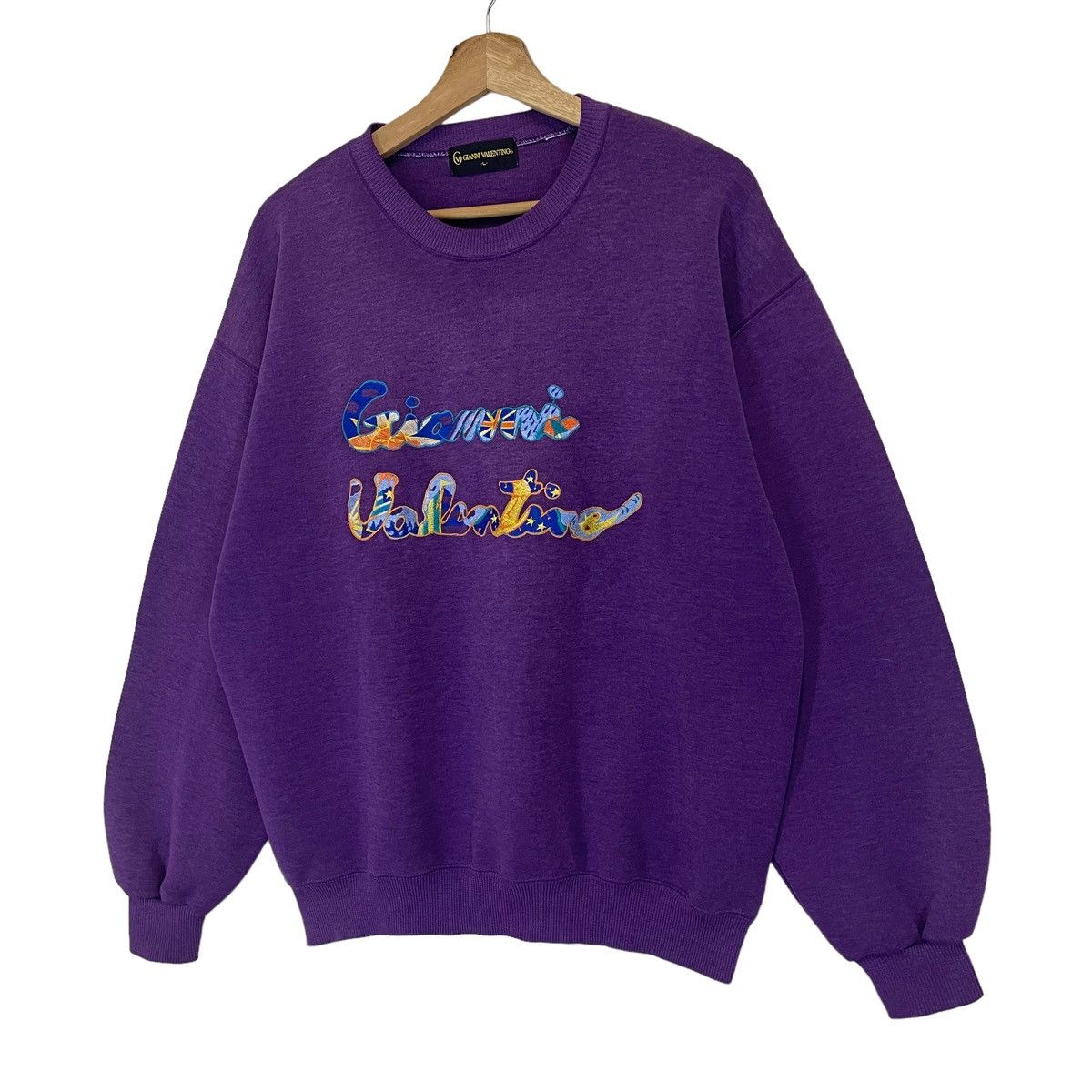Gianni Valentino Vintage 90’s Gianni Valentino Crewneck Sweatshirt Size M Size US M / EU 48-50 / 2 - 3 Thumbnail