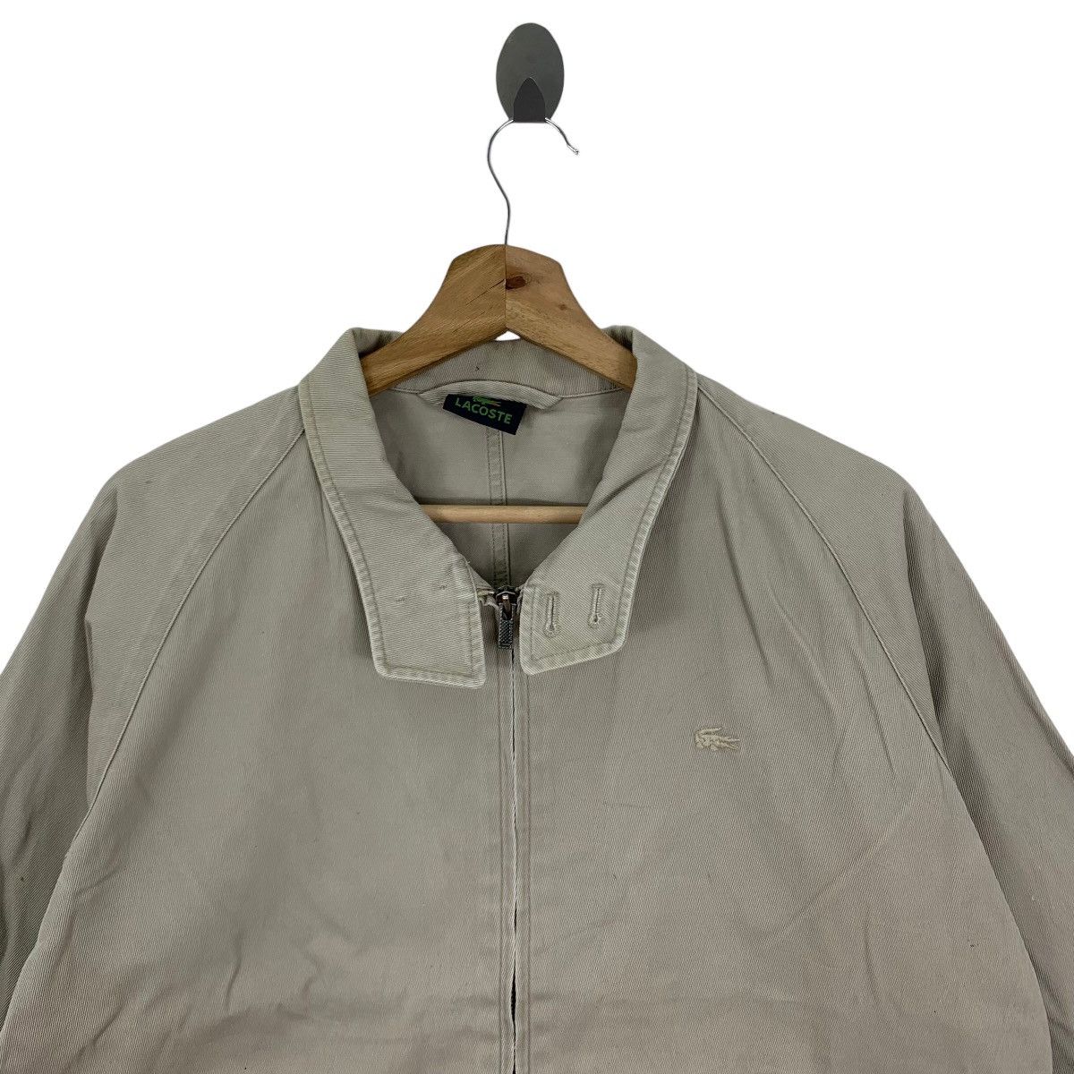 Lacoste × Vintage Vintage Lacoste Crocodile Cotton Zipper Jacket Size US L / EU 52-54 / 3 - 2 Thumbnail