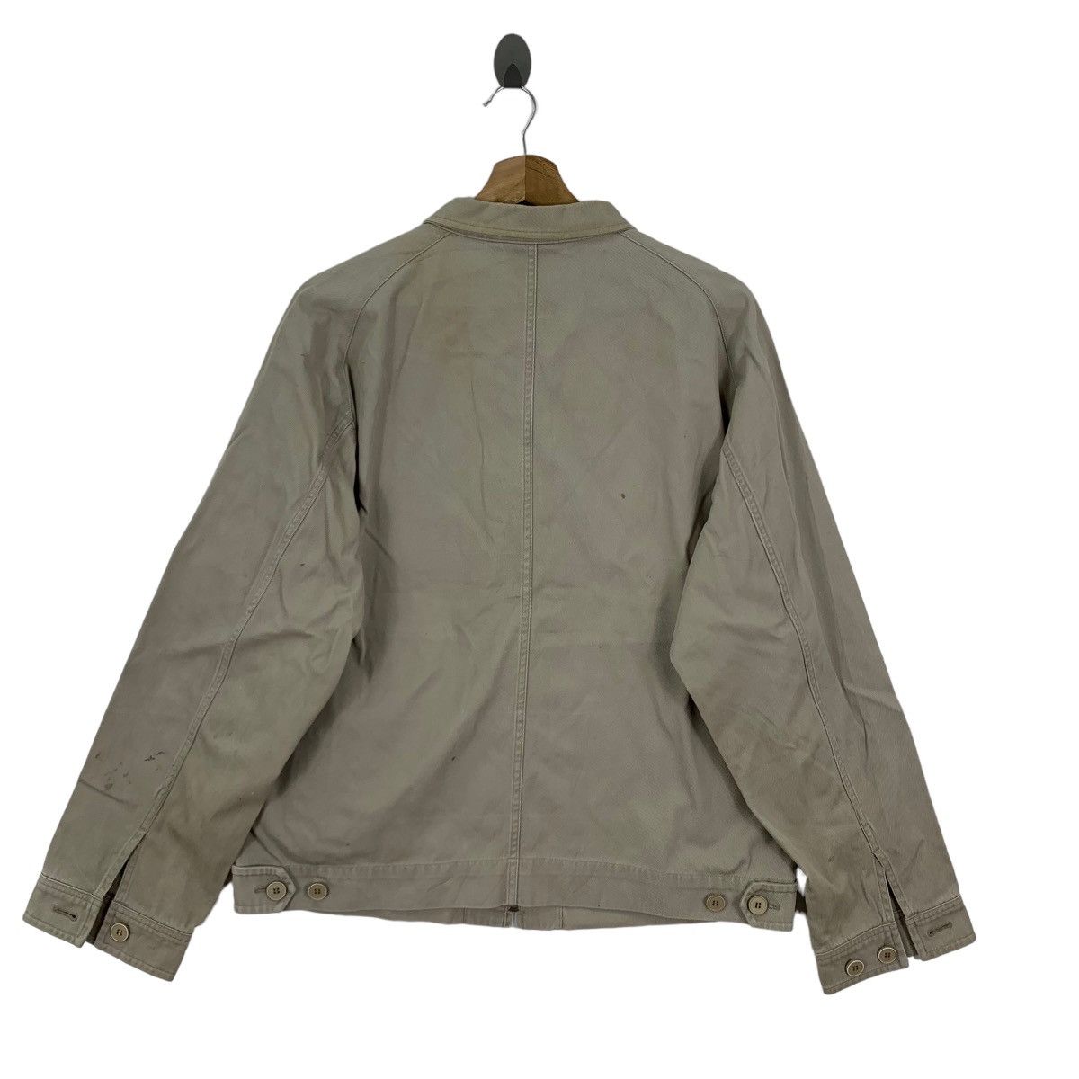 Lacoste × Vintage Vintage Lacoste Crocodile Cotton Zipper Jacket Size US L / EU 52-54 / 3 - 5 Thumbnail