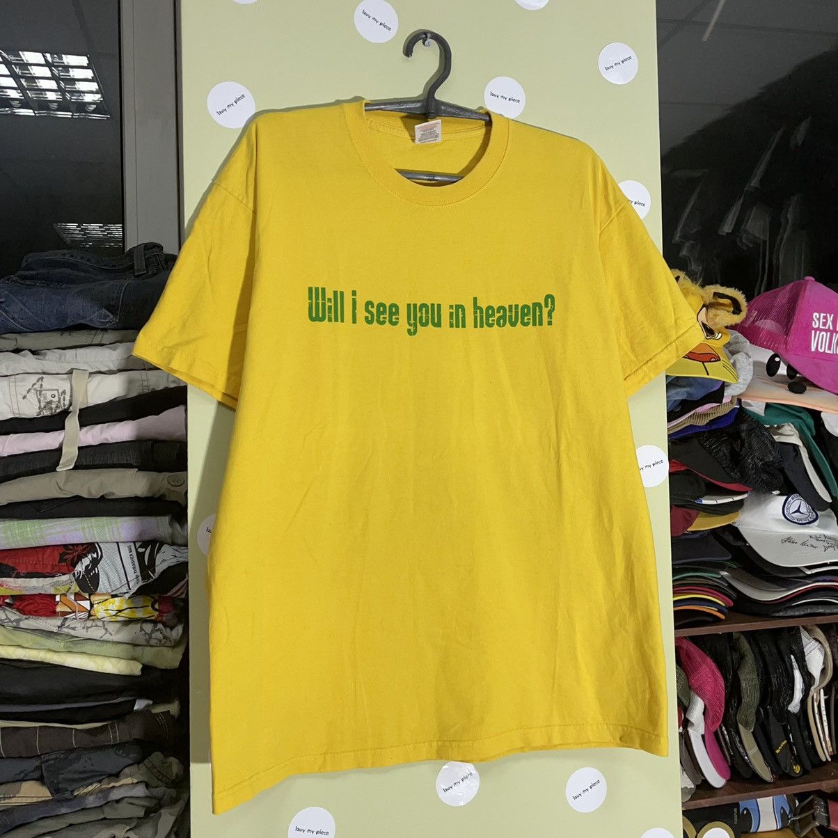 Vintage Vintage Y2K Adult “ Jesus This Way Only “ Humor Tee Size US L / EU 52-54 / 3 - 3 Thumbnail