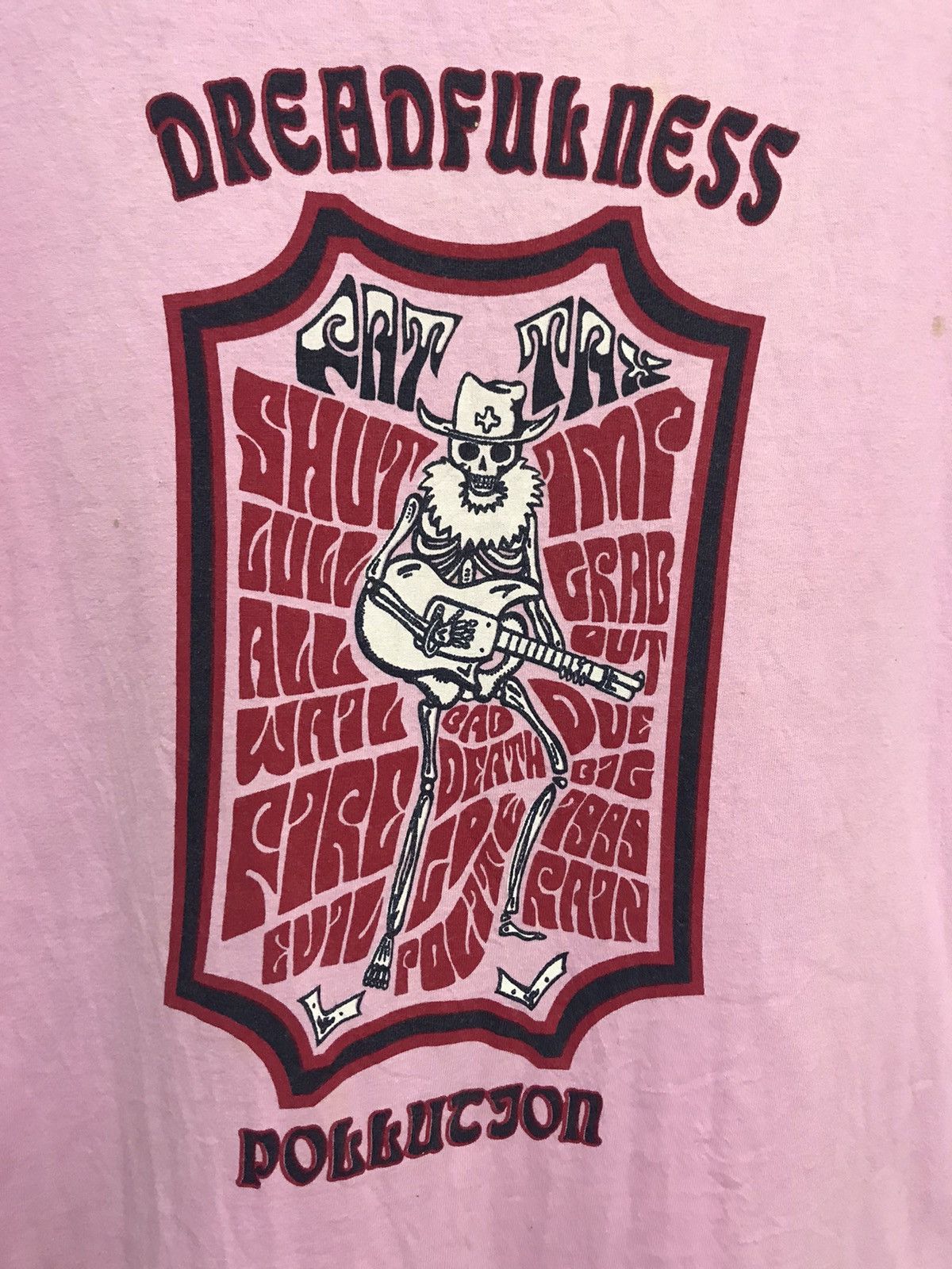 Band Tees × Vintage Vintage DREADFULNESS POLLUTION Shirt Size US M / EU 48-50 / 2 - 2 Thumbnail