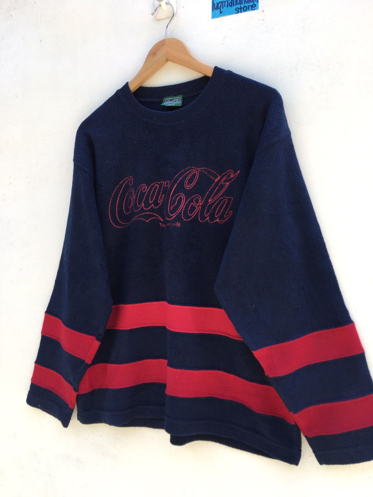 Coca Cola Vintage Coca Cola Fleece Pullover Sweatshirt Size US M / EU 48-50 / 2 - 3 Thumbnail