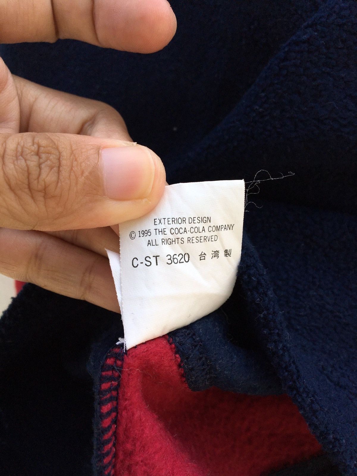 Coca Cola Vintage Coca Cola Fleece Pullover Sweatshirt Size US M / EU 48-50 / 2 - 9 Thumbnail