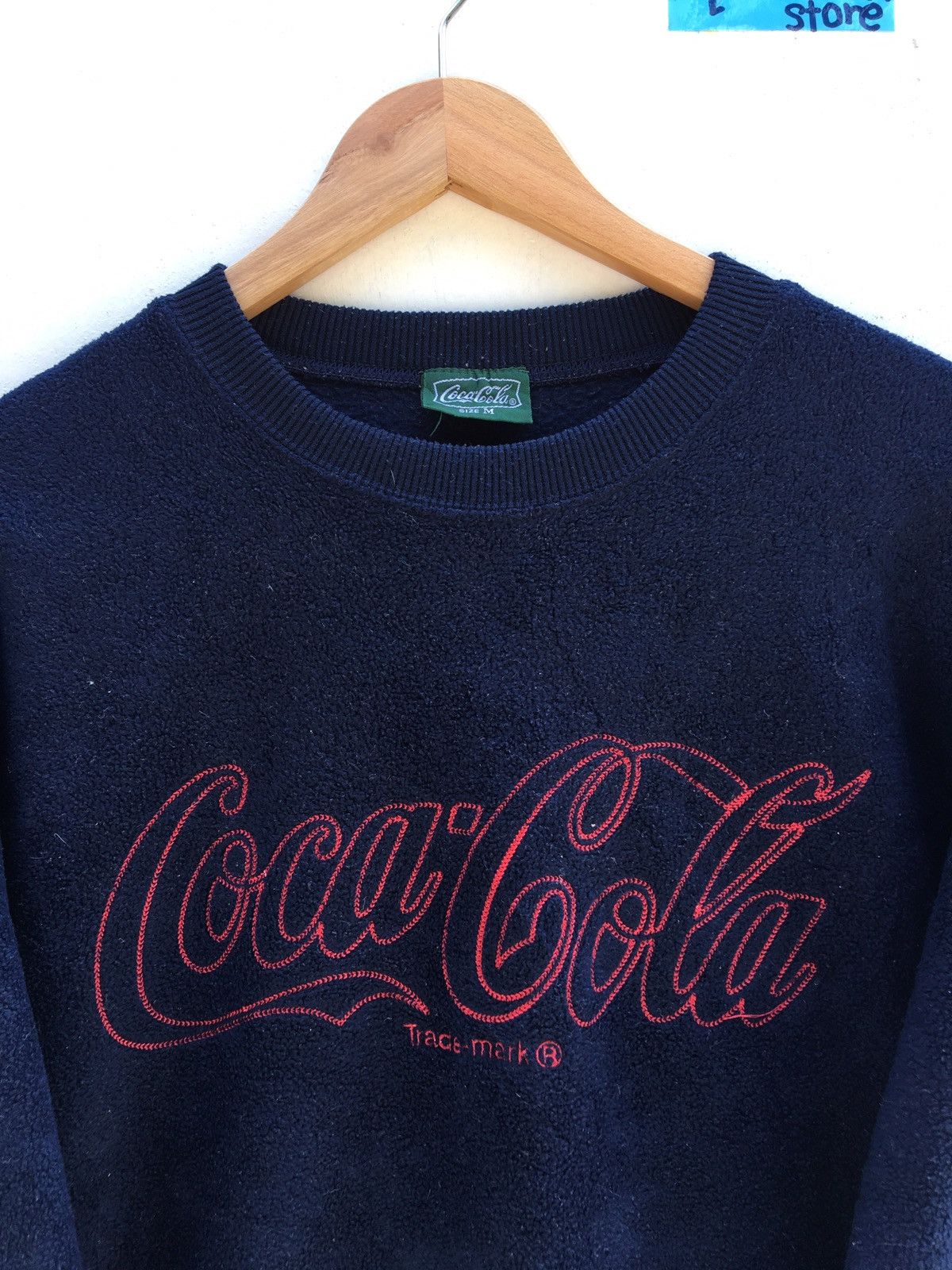 Coca Cola Vintage Coca Cola Fleece Pullover Sweatshirt Size US M / EU 48-50 / 2 - 4 Thumbnail