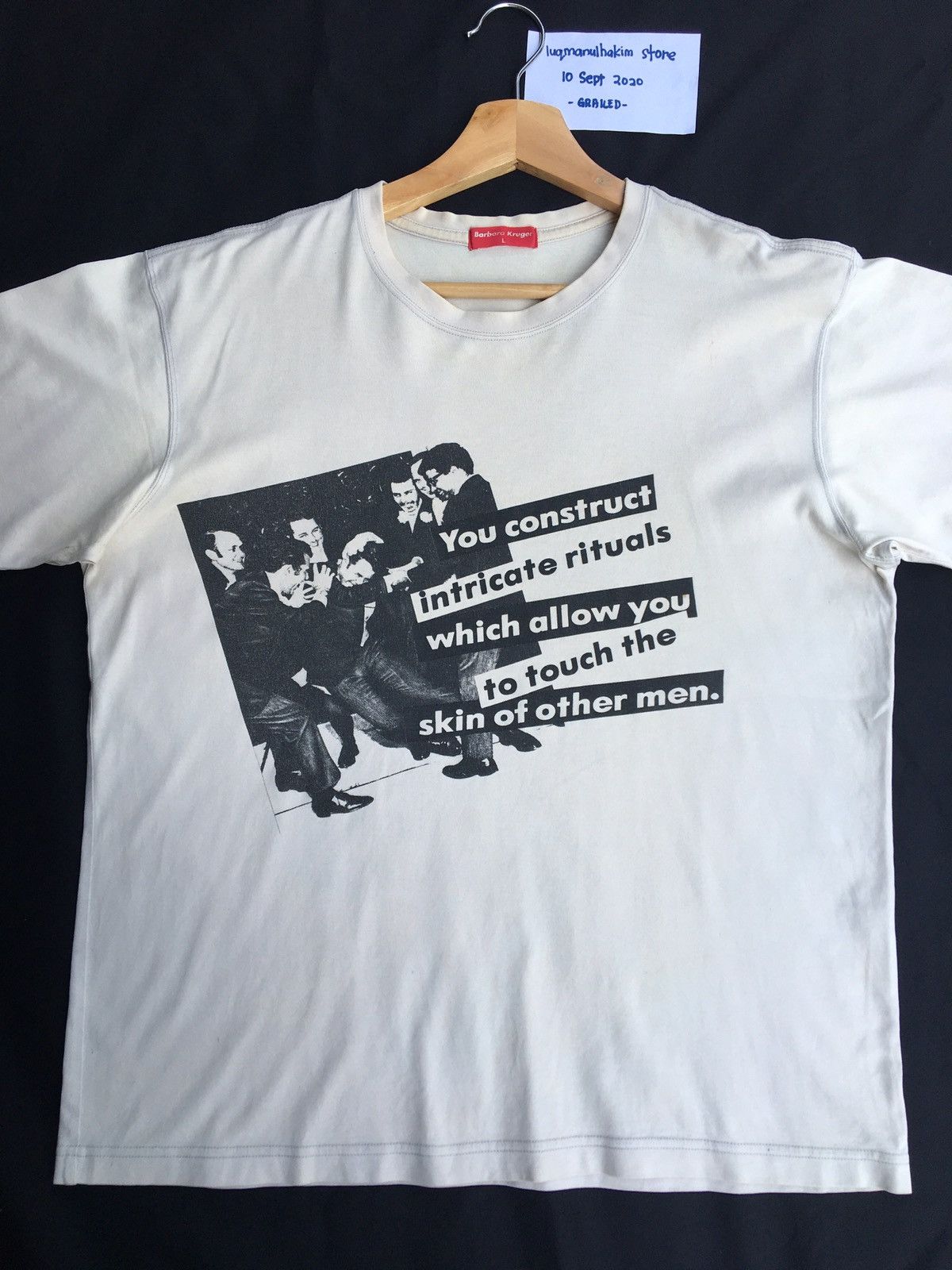 Barbara Kruger Barbara Kruger You Construct Intricate Rituals shirt Size US L / EU 52-54 / 3 - 8 Thumbnail