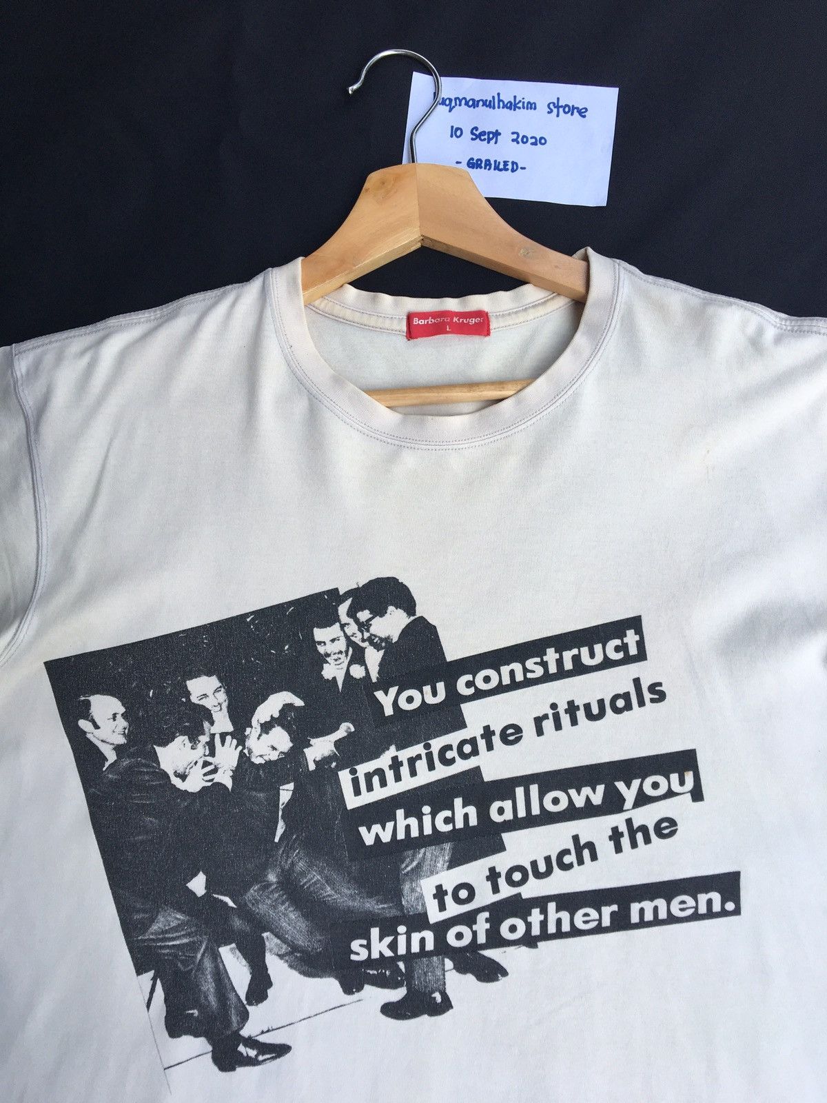 Barbara Kruger Barbara Kruger You Construct Intricate Rituals shirt Size US L / EU 52-54 / 3 - 2 Thumbnail
