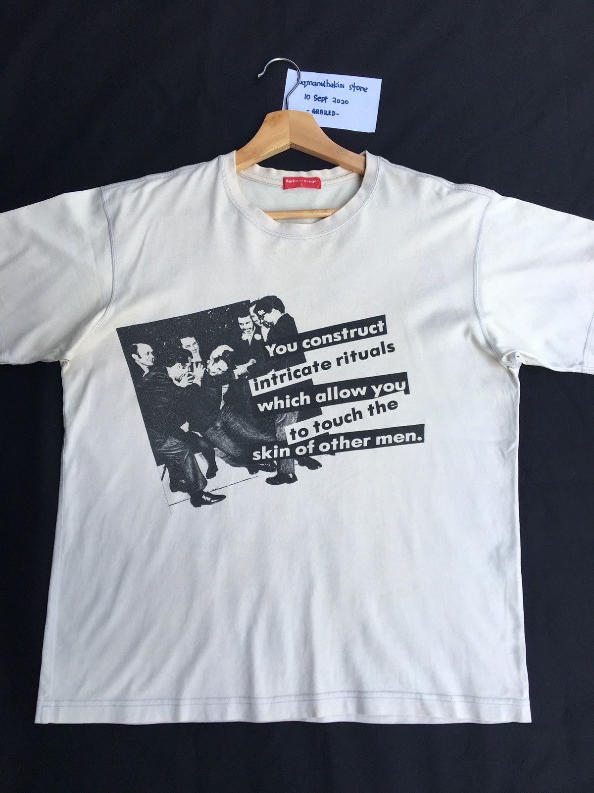 Barbara Kruger Barbara Kruger You Construct Intricate Rituals shirt Size US L / EU 52-54 / 3 - 6 Thumbnail