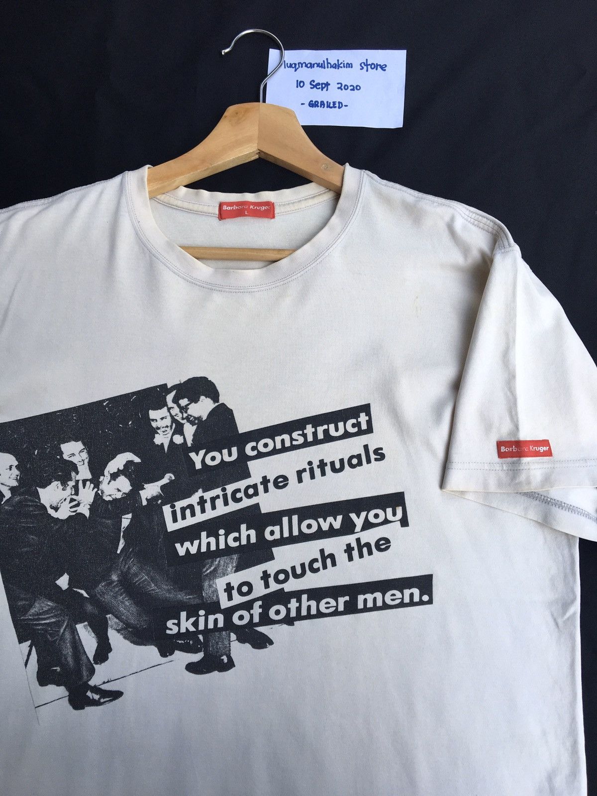 Barbara Kruger Barbara Kruger You Construct Intricate Rituals shirt Size US L / EU 52-54 / 3 - 9 Thumbnail