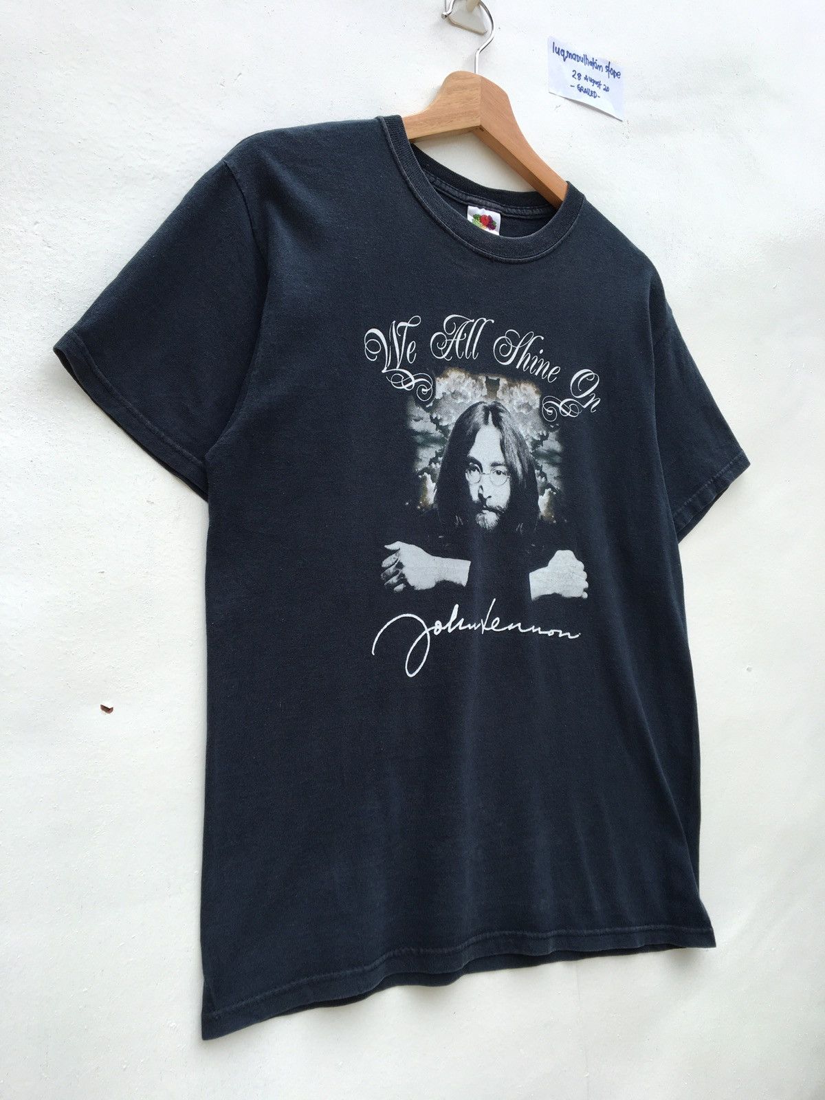 Band Tees Rare Vintage John Lennon We All Shine On Tshirt Size US M / EU 48-50 / 2 - 3 Thumbnail