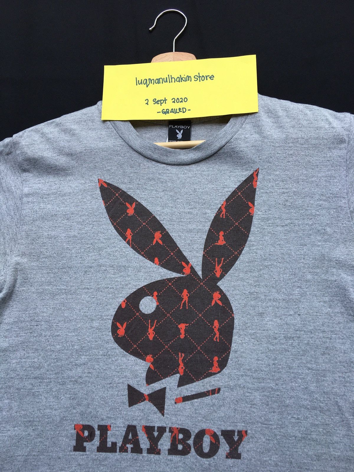 Playboy Vintage Playboy Tshirt Big Bunny Head Spellout Logos Size US M / EU 48-50 / 2 - 5 Thumbnail