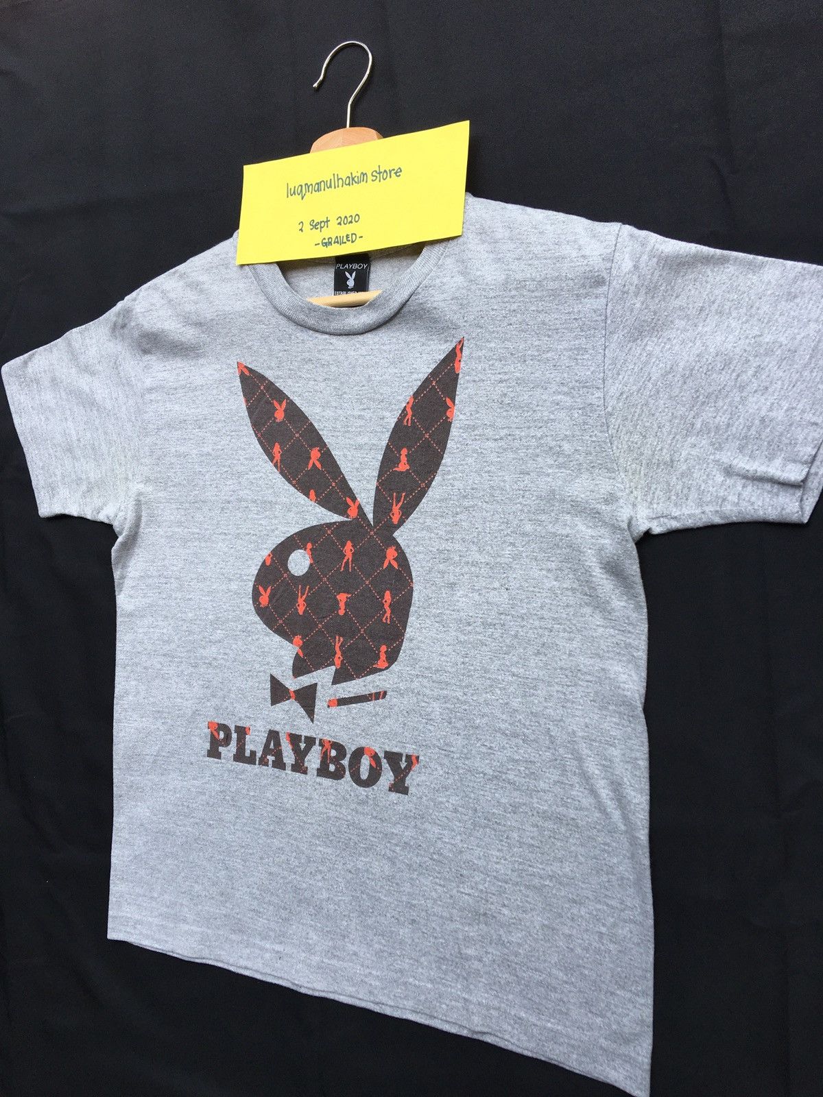 Playboy Vintage Playboy Tshirt Big Bunny Head Spellout Logos Size US M / EU 48-50 / 2 - 4 Thumbnail