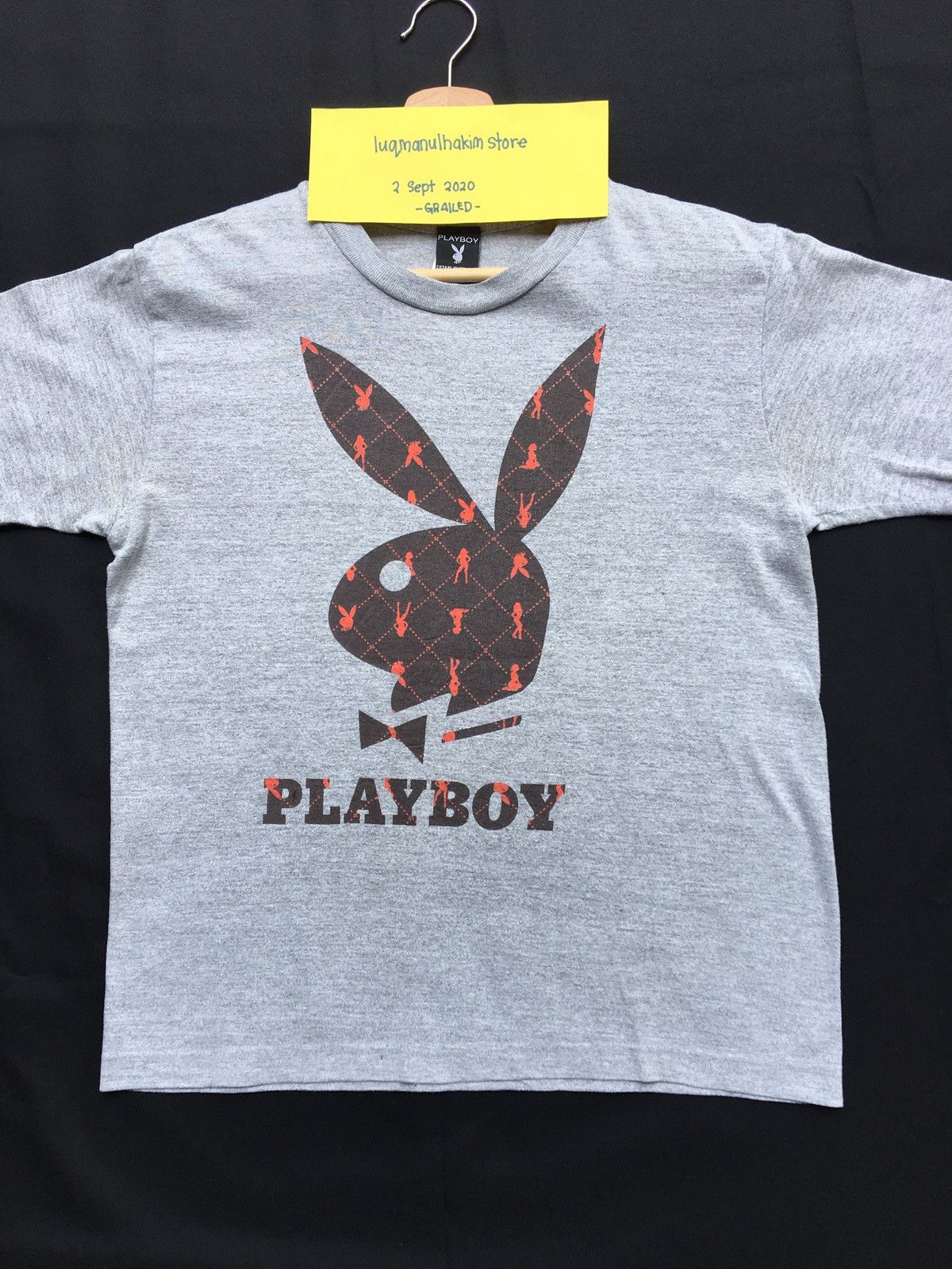 Playboy Vintage Playboy Tshirt Big Bunny Head Spellout Logos Size US M / EU 48-50 / 2 - 2 Thumbnail