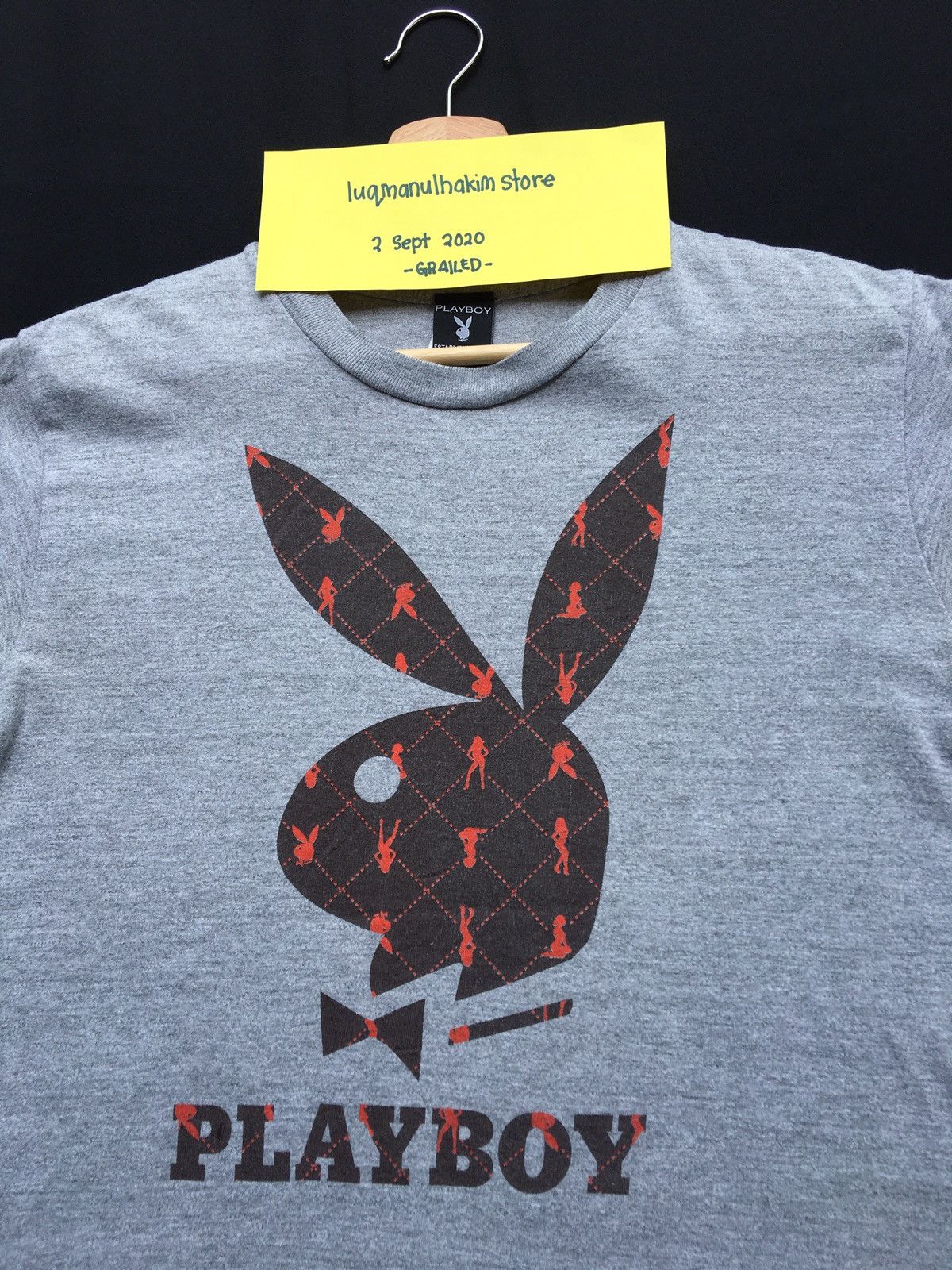 Playboy Vintage Playboy Tshirt Big Bunny Head Spellout Logos Size US M / EU 48-50 / 2 - 6 Thumbnail