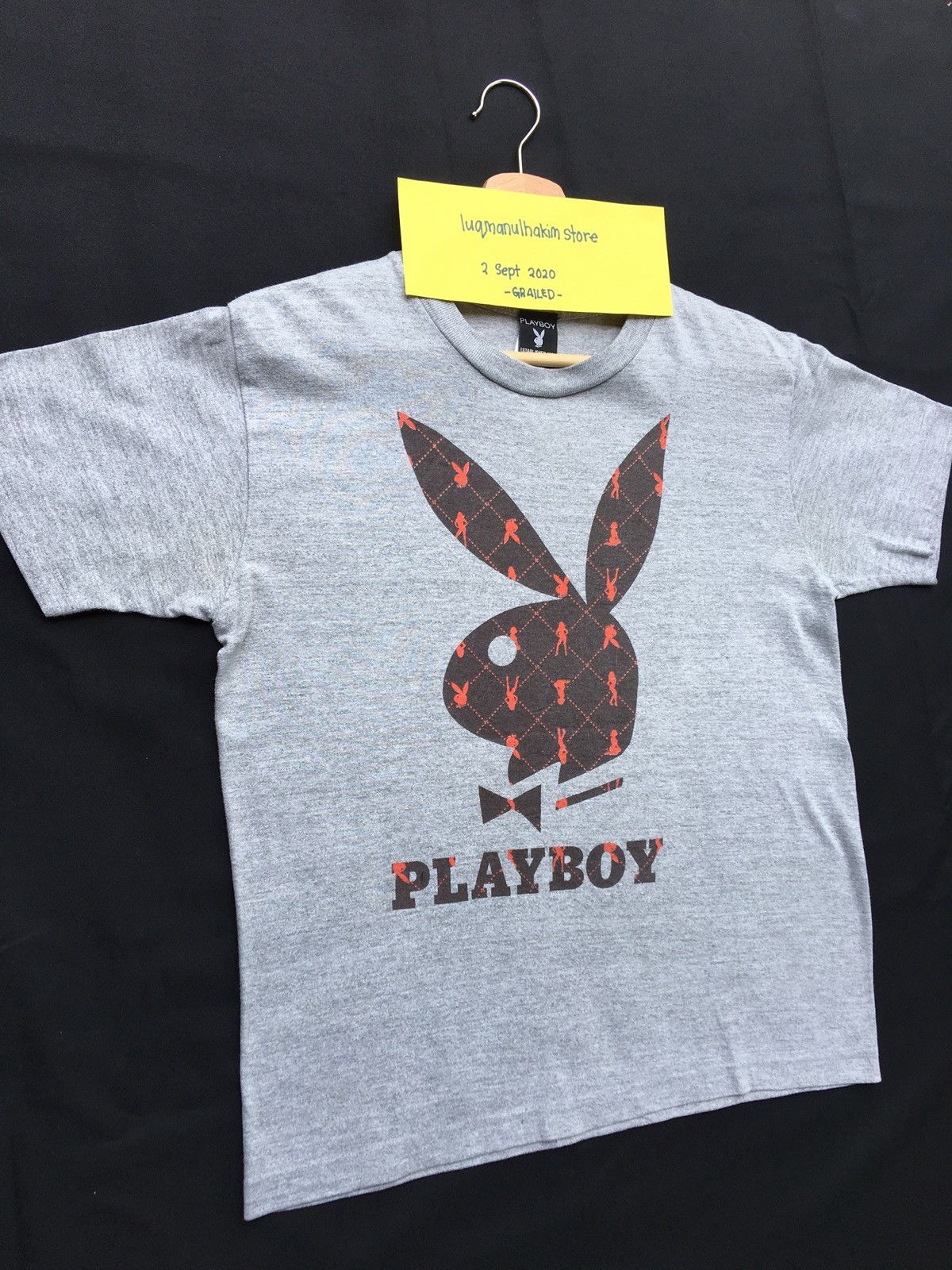 Playboy Vintage Playboy Tshirt Big Bunny Head Spellout Logos Size US M / EU 48-50 / 2 - 3 Thumbnail