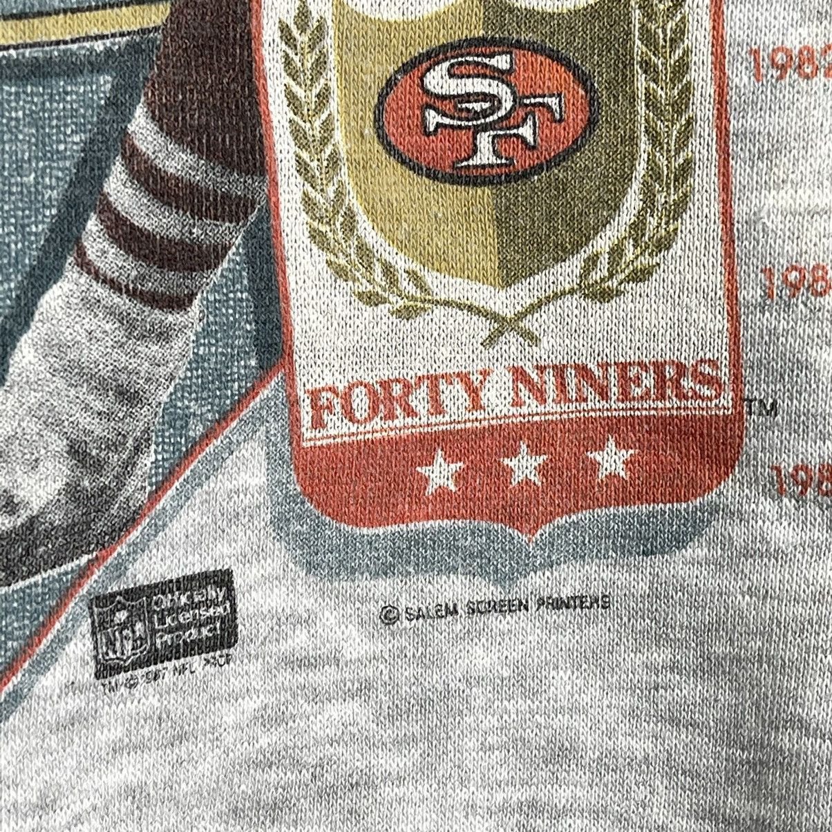 NFL × Salem Sportswear × Vintage 90s Joe Montana Story Games Crewneck Sweatshirt Size M Size US M / EU 48-50 / 2 - 8 Thumbnail