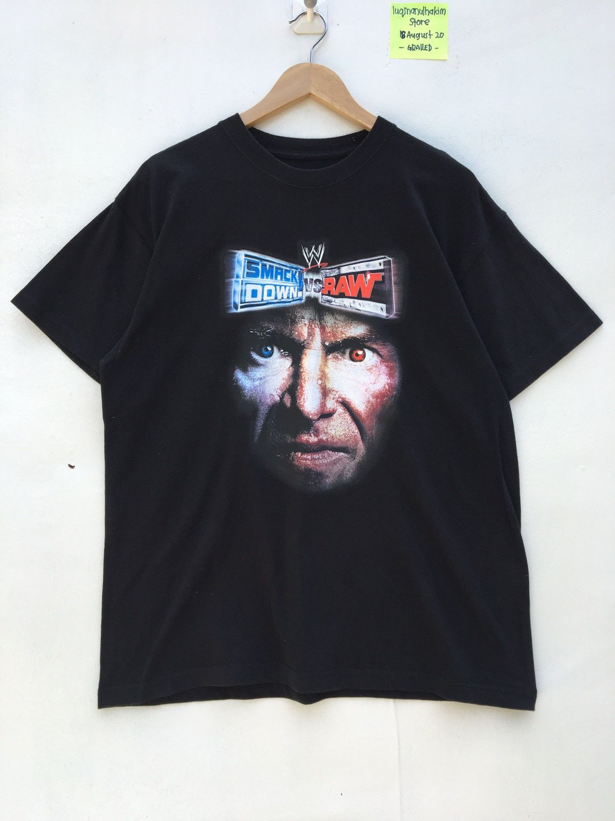 WWE Brock Lesnar Smackdown vs RAW Wwe/Wwf Wrestling Tshirt Size US L / EU 52-54 / 3 - 1 Thumbnail