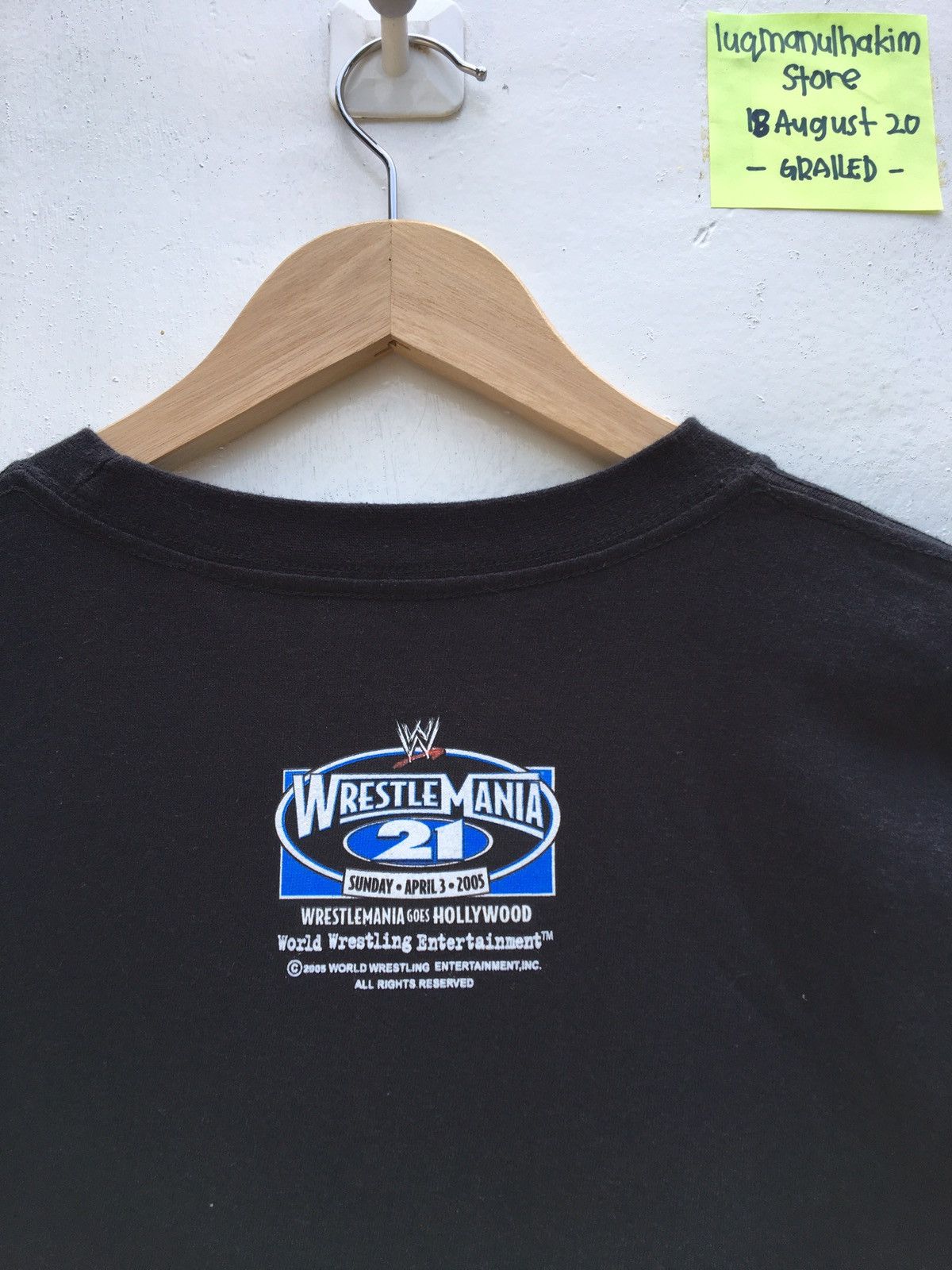 WWE Brock Lesnar Smackdown vs RAW Wwe/Wwf Wrestling Tshirt Size US L / EU 52-54 / 3 - 9 Thumbnail