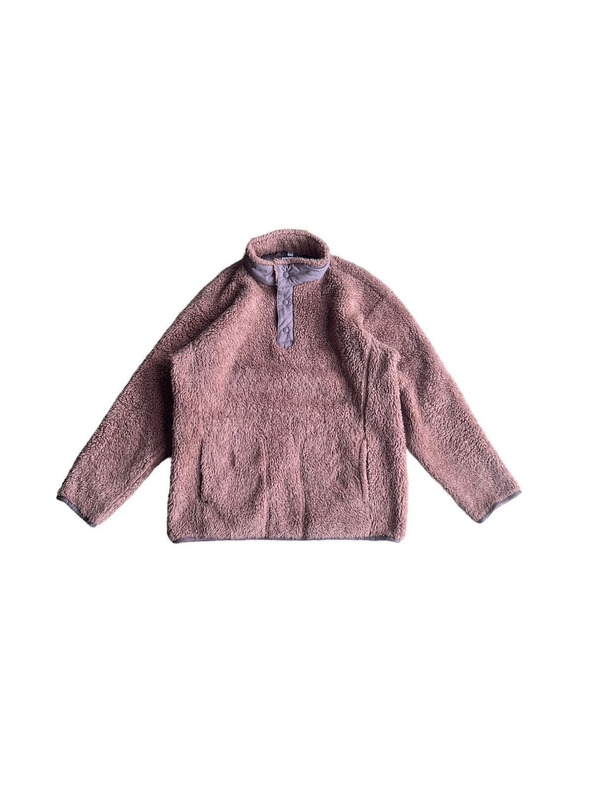Uniqlo × White Mountaineering Uniqlo White Mountaineering Half Button Fleece Jacket Size US S / EU 44-46 / 1 - 1 Thumbnail