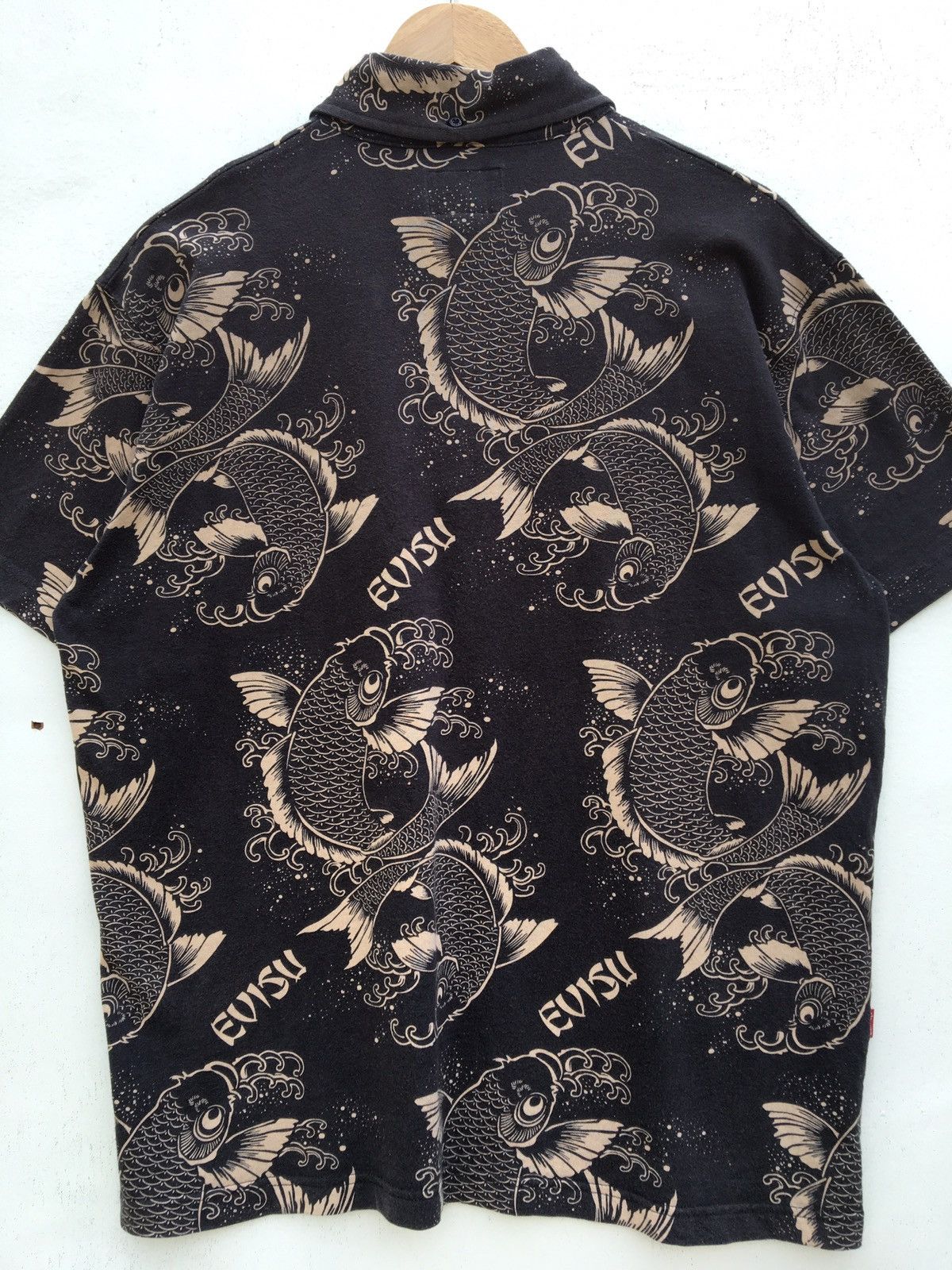 Evisu Vintage Evisu Full Print Koi Fish Buttons Shirt Size US M / EU 48-50 / 2 - 17 Thumbnail