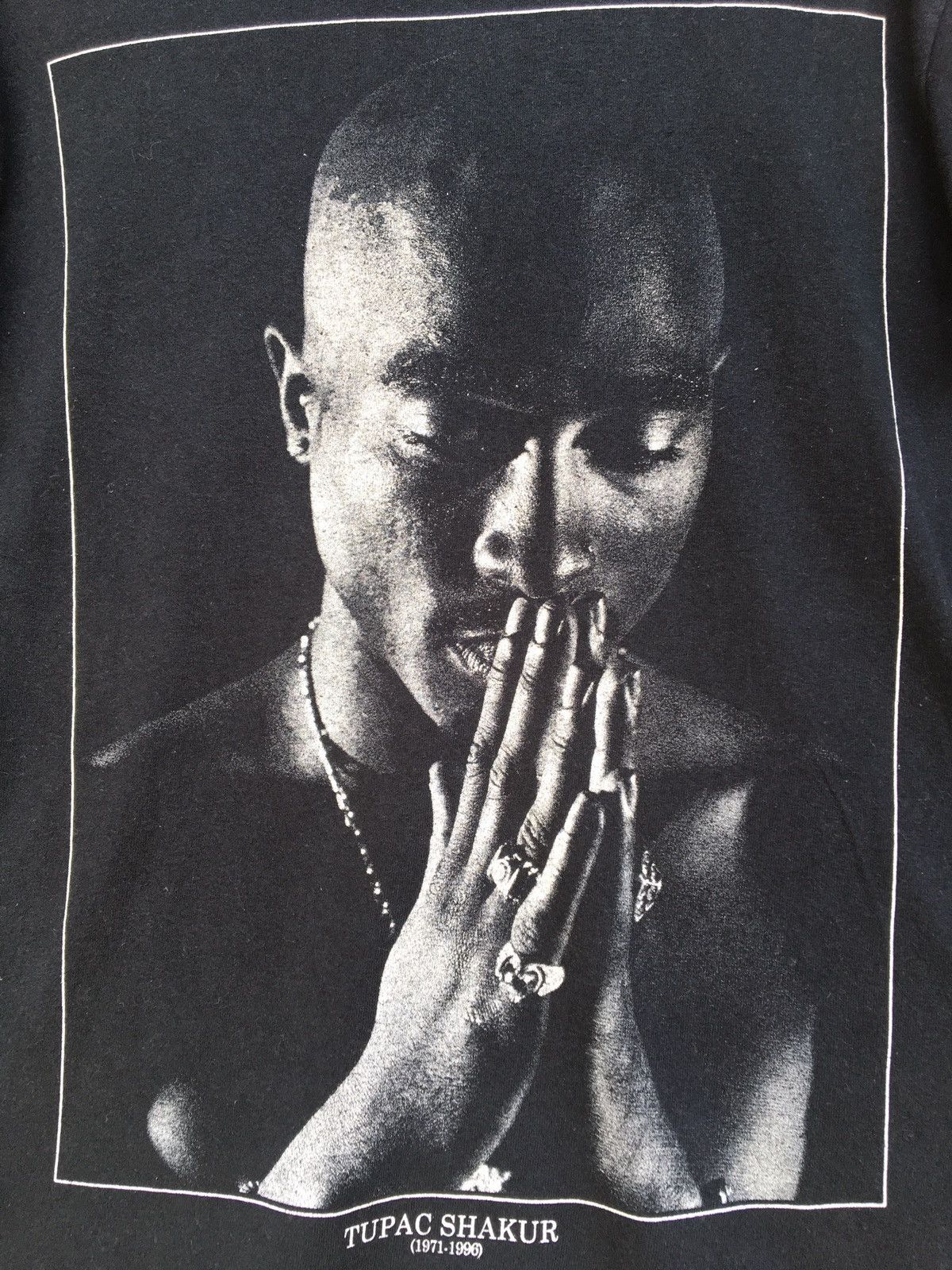 Rap Tees Vtg 2pac Tupac Shakur Tshirt Hip Hop Travis Scott Size US S / EU 44-46 / 1 - 5 Thumbnail