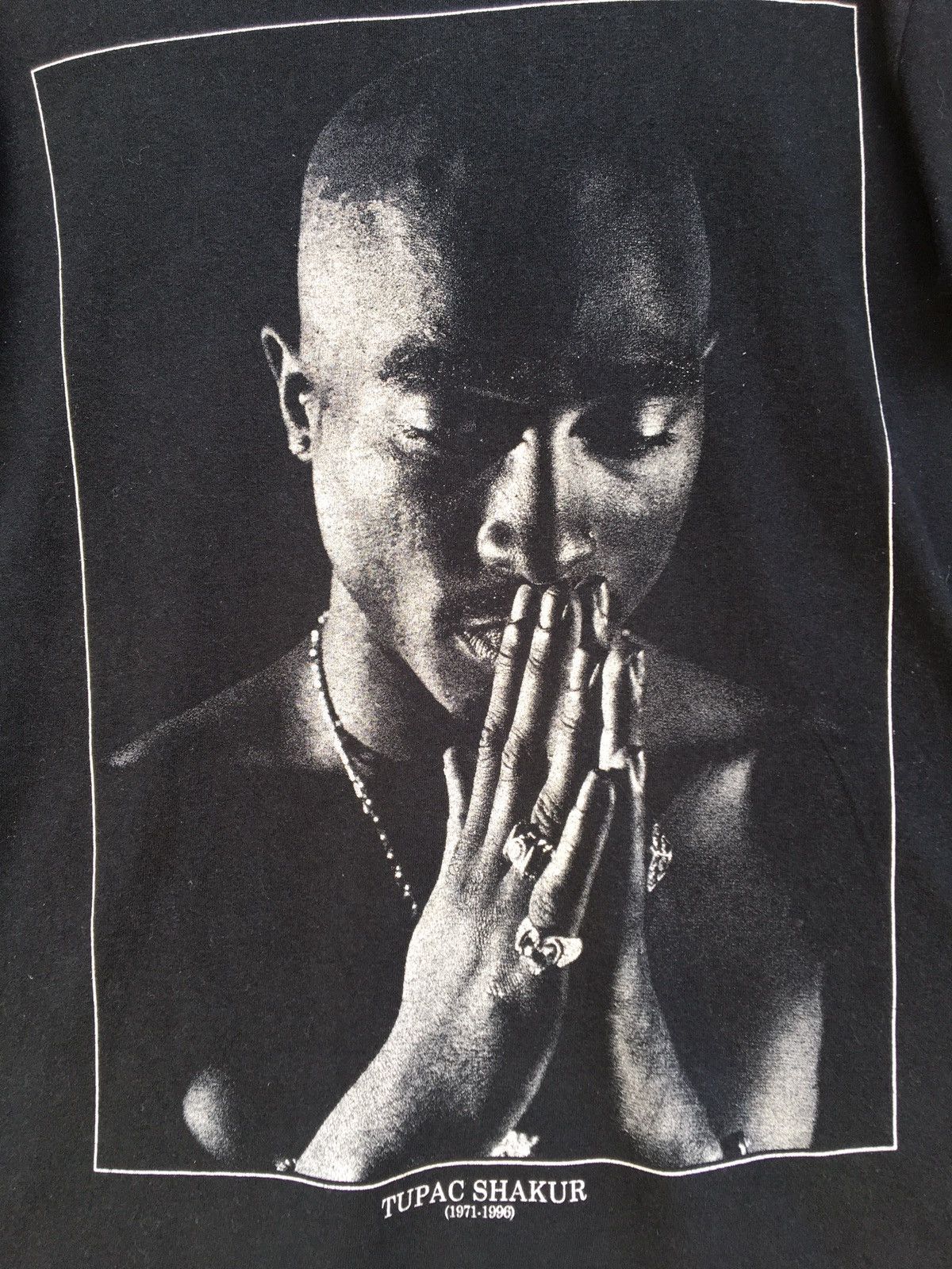 Rap Tees Vtg 2pac Tupac Shakur Tshirt Hip Hop Travis Scott Size US S / EU 44-46 / 1 - 4 Thumbnail