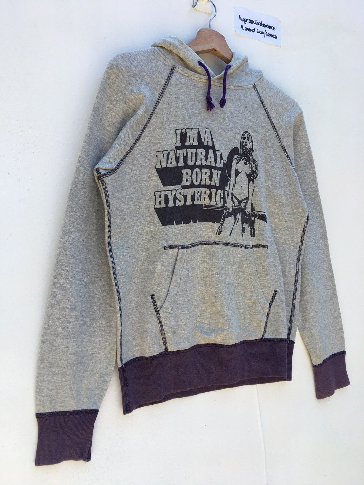 Hysteric Glamour Rare Vintage Hysteric Glamour Sexy Ladies Hoodie Size ONE SIZE - 2 Thumbnail