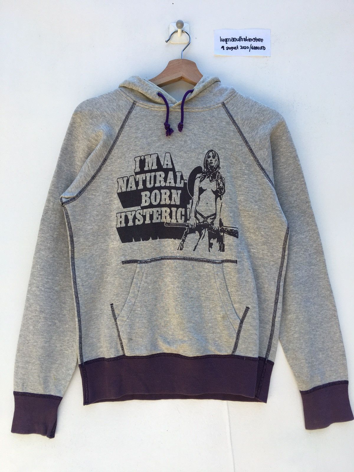 Hysteric Glamour Rare Vintage Hysteric Glamour Sexy Ladies Hoodie Size ONE SIZE - 1 Thumbnail