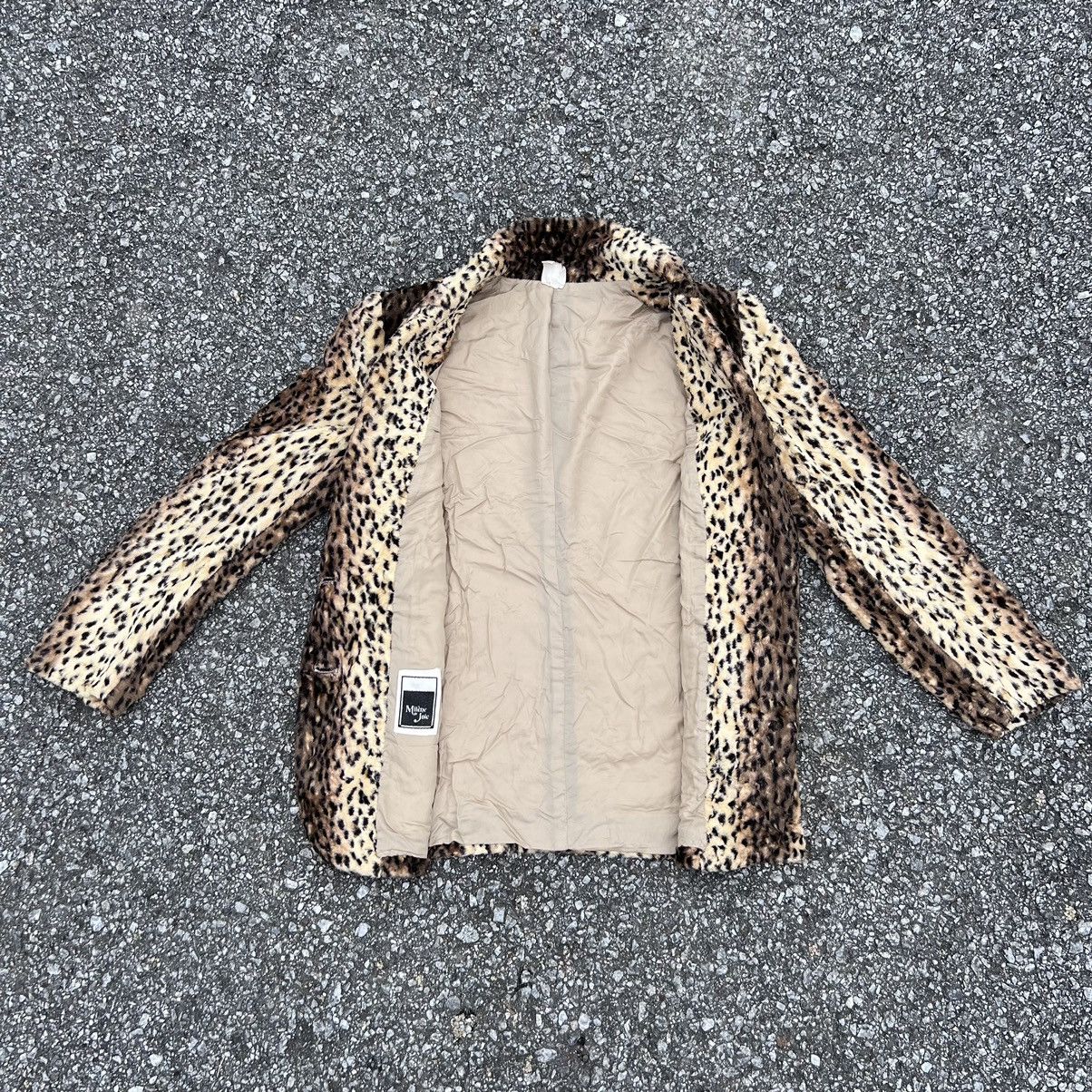 Vintage VINTAGE LEOPARD PRINT FAUX FUR JACKET BY MILENE JOIE Size S / US 4 / IT 40 - 3 Thumbnail