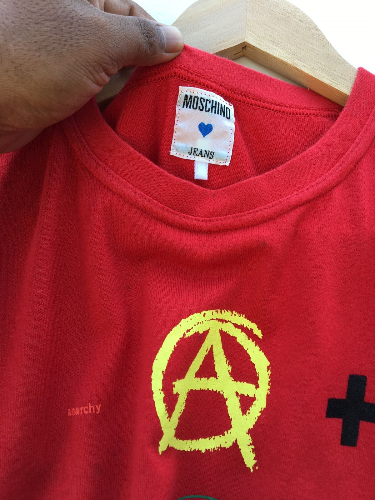 Moschino Rare Moschino Printed ABC M -+=? Tshirt Size US S / EU 44-46 / 1 - 8 Thumbnail