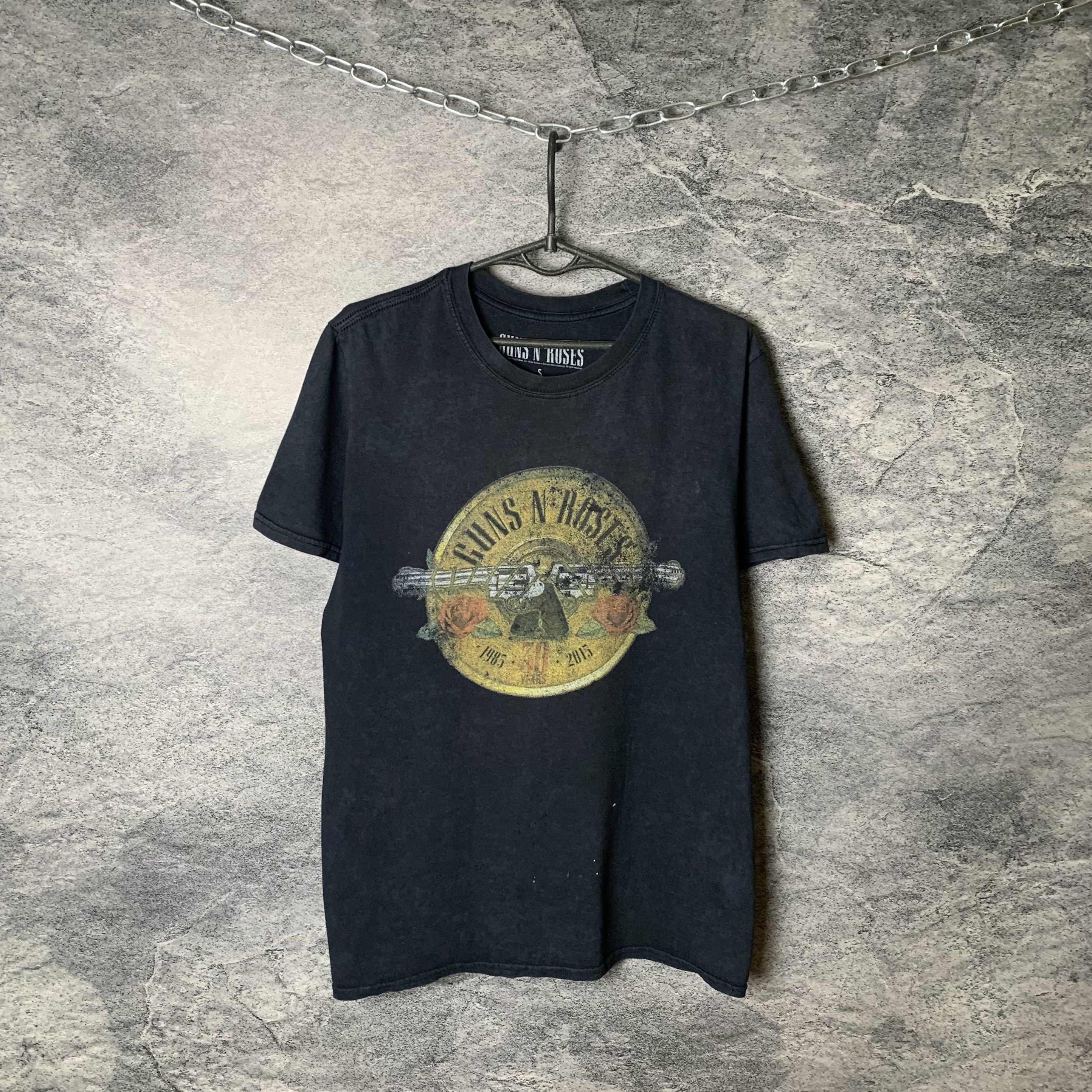 Guns N' Roses So Fine Rose T-shirt grey Band merch, Bands