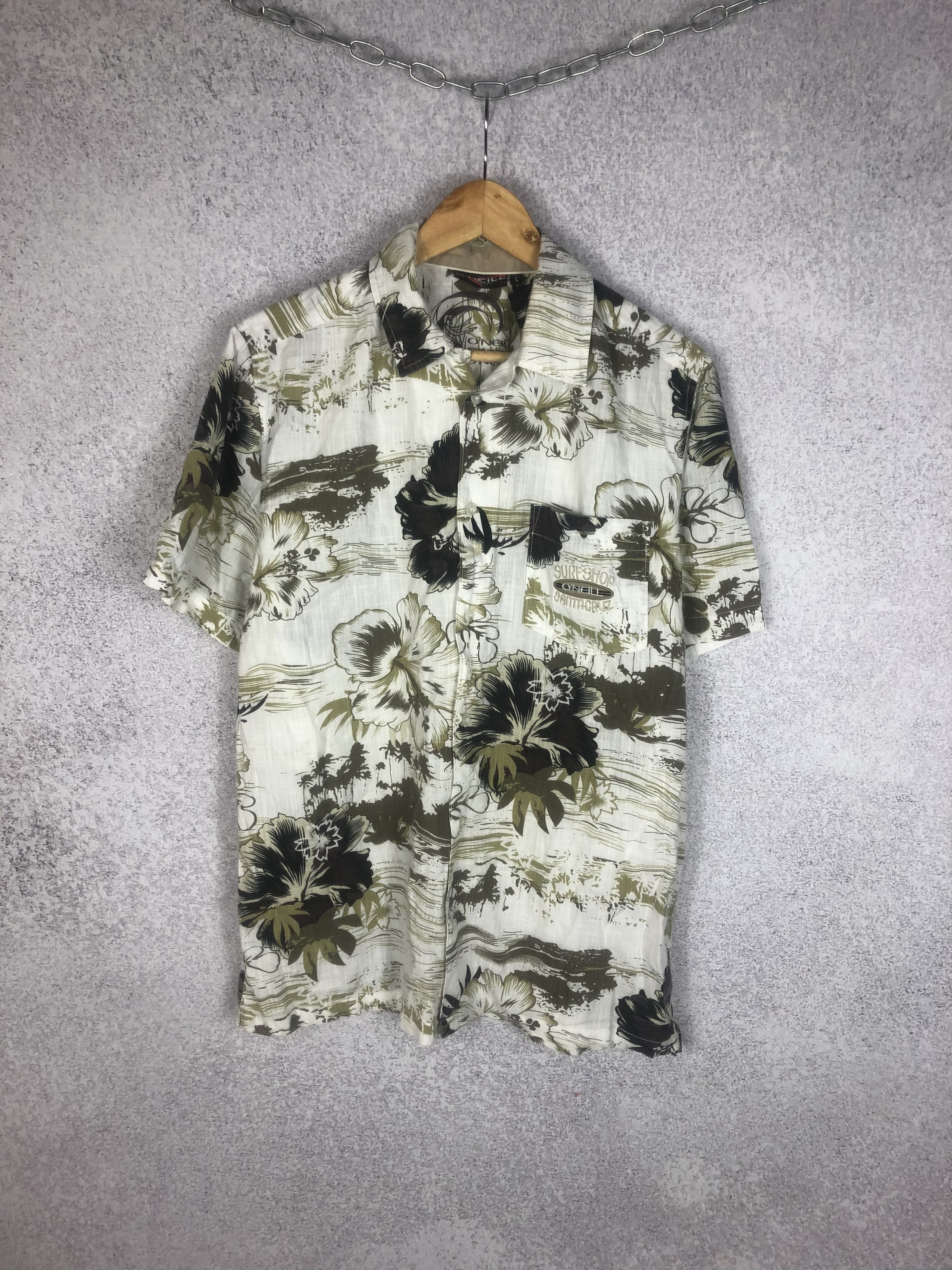 Vintage 90s O’Neill Surf Style Streetwear Hawaiian Shirt