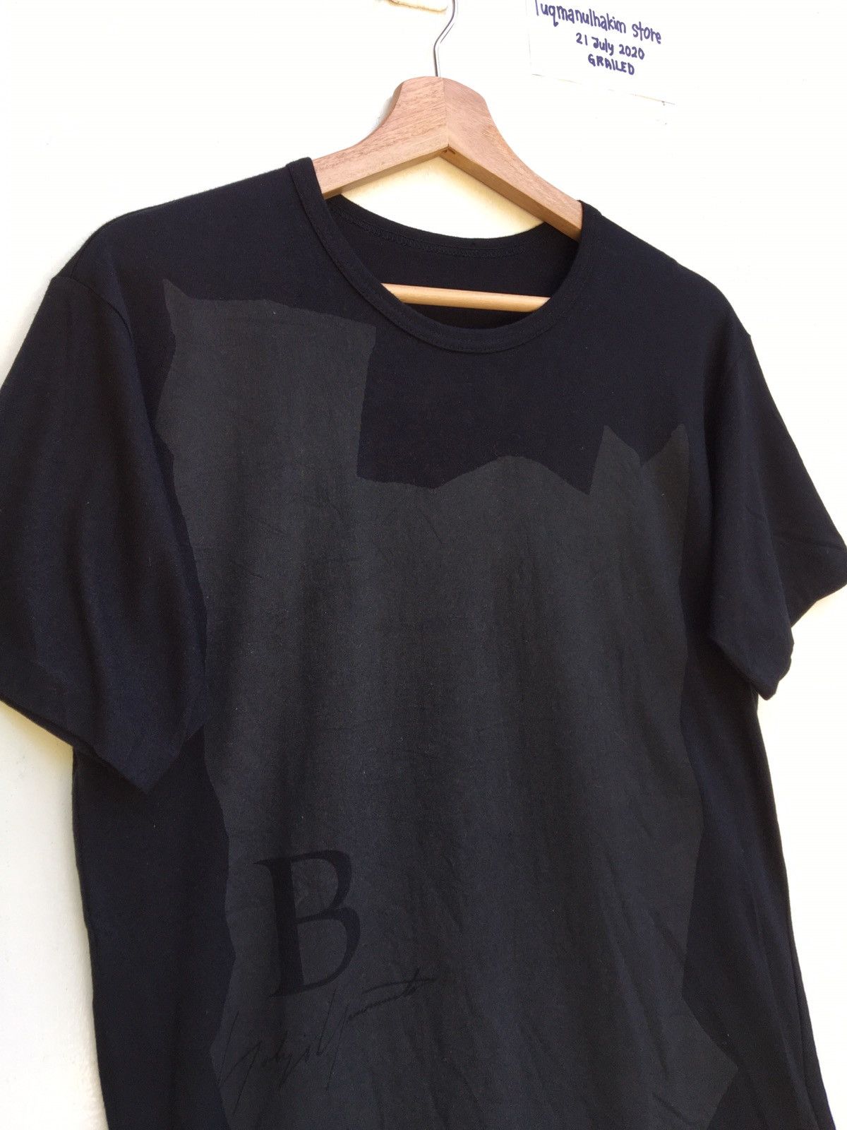 Yohji Yamamoto Rare Yohji Yamamoto Signature Tee Size US M / EU 48-50 / 2 - 4 Thumbnail