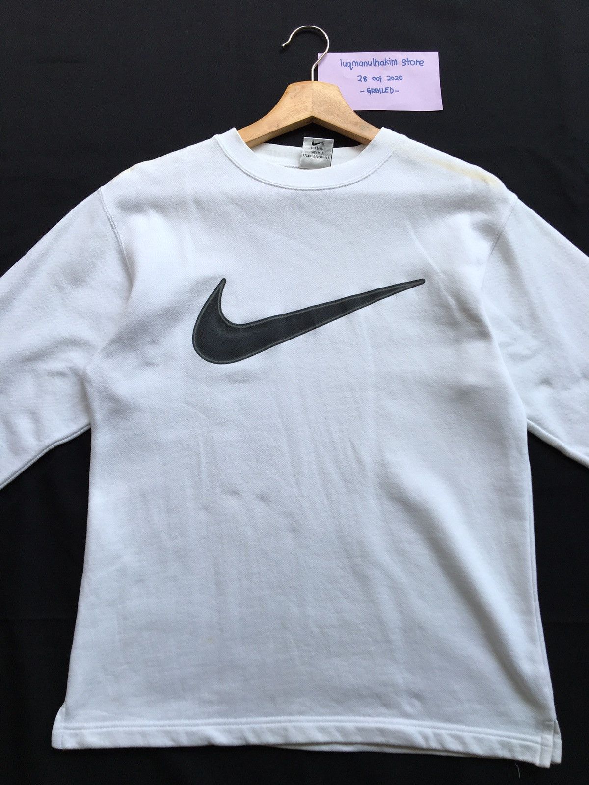 Nike Vintage Made In Usa NIKE Swoosh Big Logo Sweatshirt 90s Size US M / EU 48-50 / 2 - 3 Thumbnail