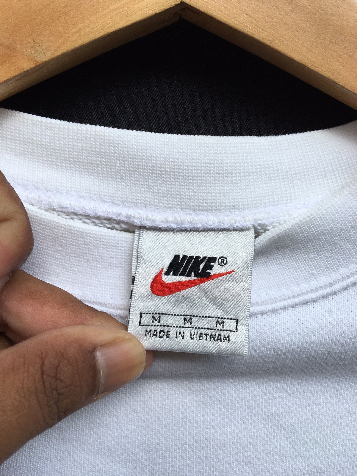 Nike Vintage Made In Usa NIKE Swoosh Big Logo Sweatshirt 90s Size US M / EU 48-50 / 2 - 8 Thumbnail