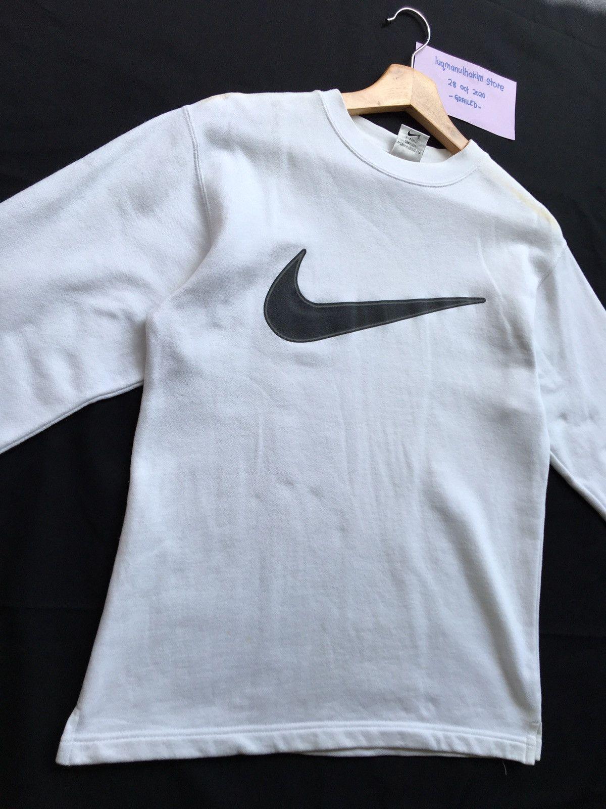 Nike Vintage Made In Usa NIKE Swoosh Big Logo Sweatshirt 90s Size US M / EU 48-50 / 2 - 4 Thumbnail