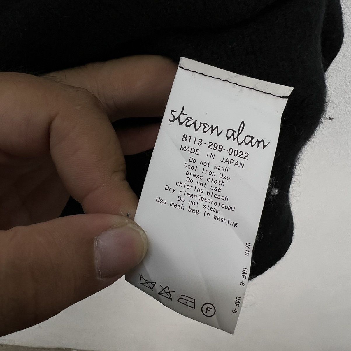 Japanese Brand ULTIMATE BLACK STEVEN ALAN SWEATSHIRT Size US L / EU 52-54 / 3 - 7 Thumbnail