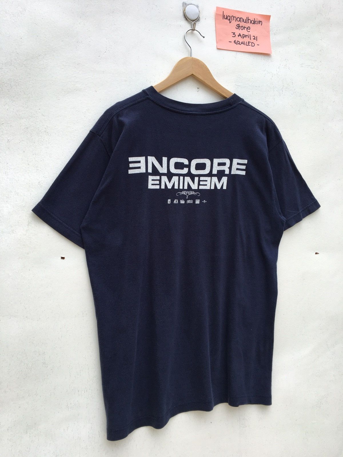 Eminem Rare Vintage Encore Eminem Print Tshirt Size US L / EU 52-54 / 3 - 3 Thumbnail