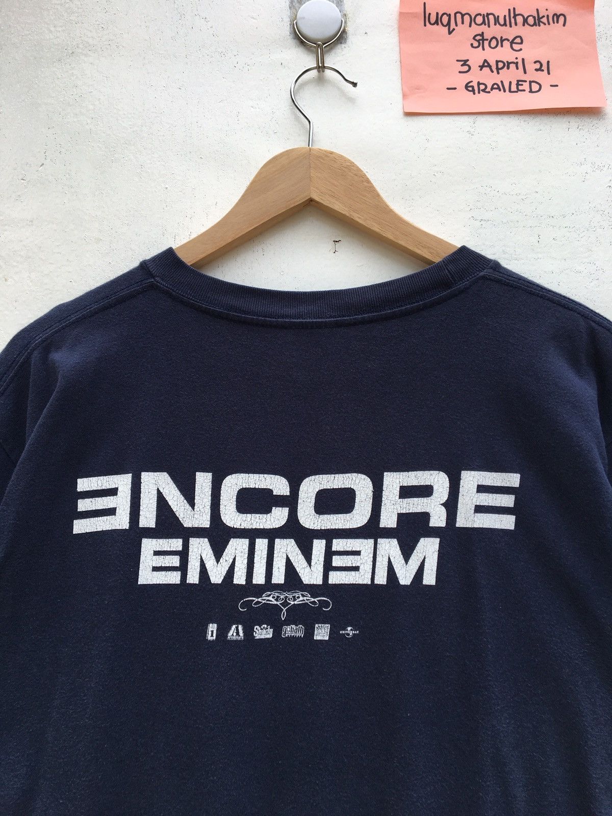 Eminem Rare Vintage Encore Eminem Print Tshirt Size US L / EU 52-54 / 3 - 5 Thumbnail